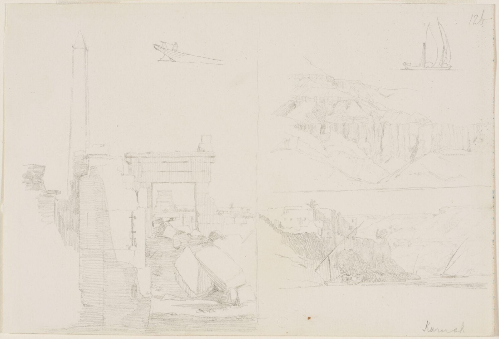Middle Eastern Sketchbook, Richard Dadd, 1842-1843