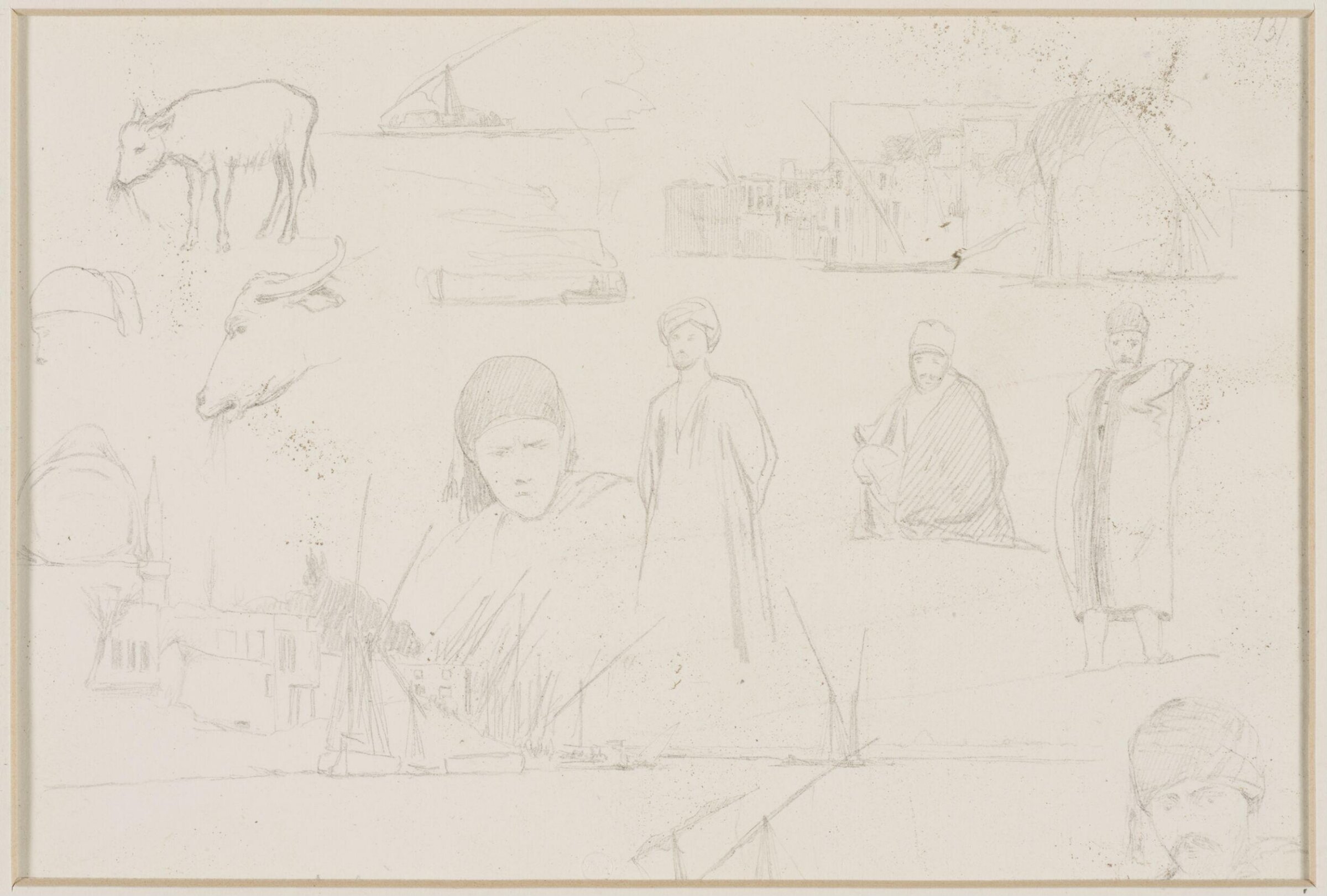 Middle Eastern Sketchbook, Richard Dadd, 1842-1843