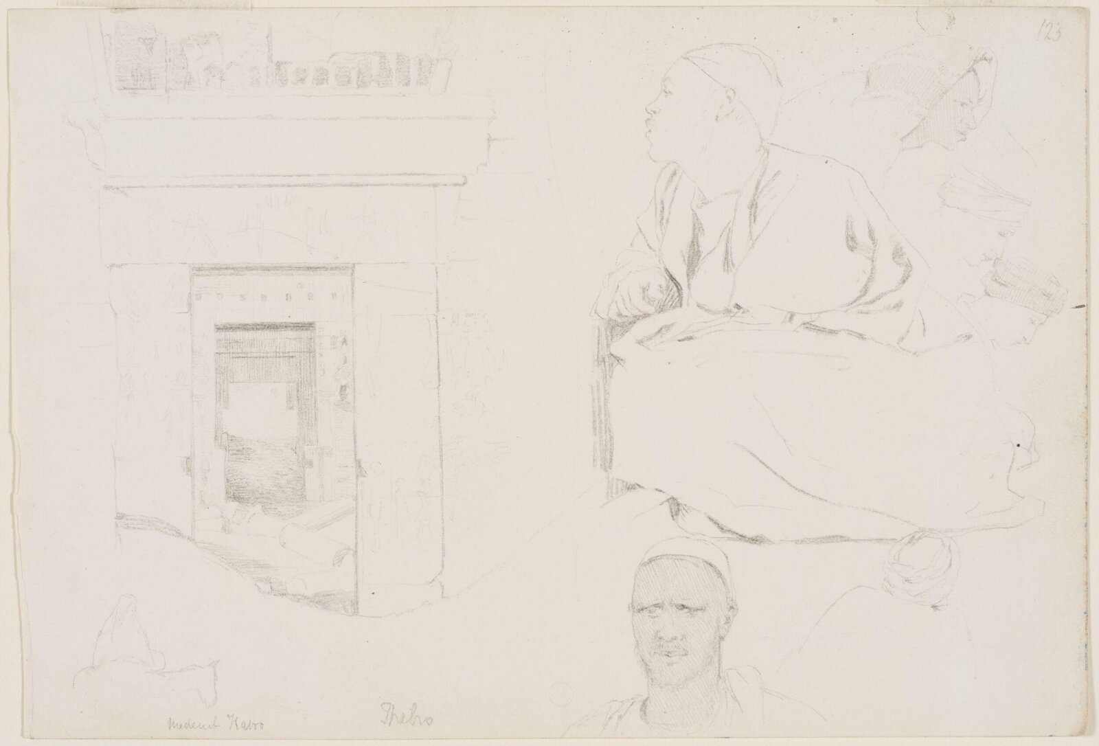 Middle Eastern Sketchbook, Richard Dadd, 1842-1843