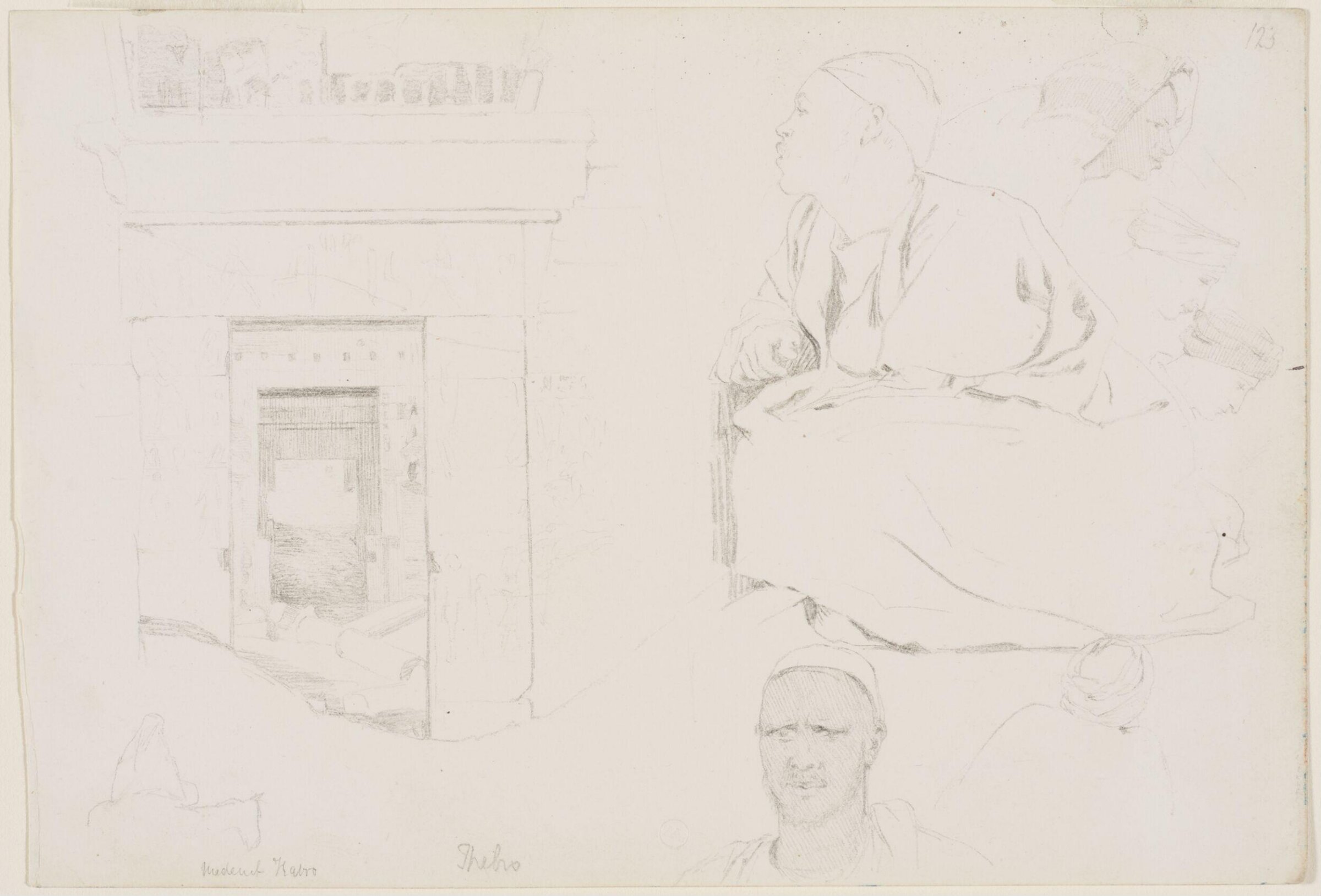 Middle Eastern Sketchbook, Richard Dadd, 1842-1843