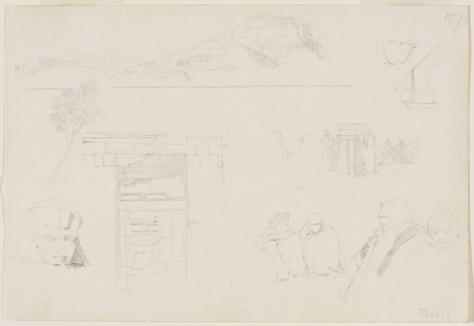 Middle Eastern Sketchbook, Richard Dadd, 1842-1843