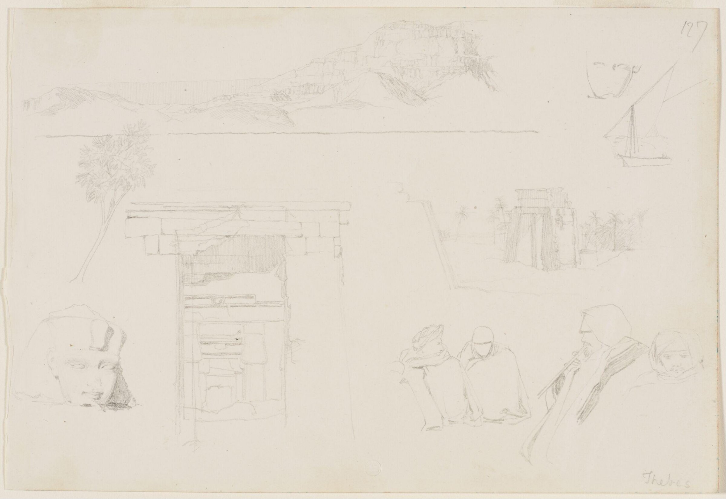 Middle Eastern Sketchbook, Richard Dadd, 1842-1843