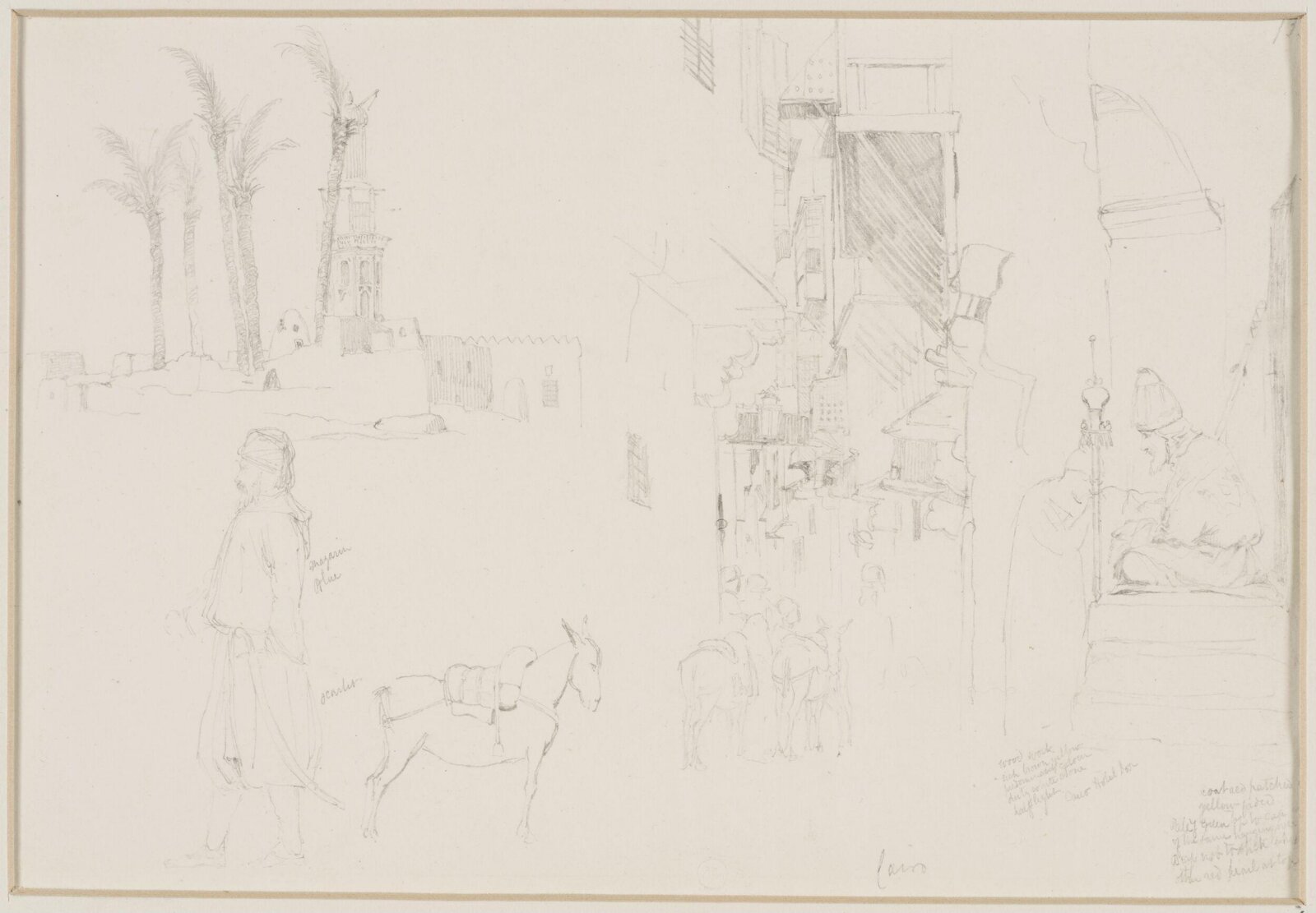 Middle Eastern Sketchbook, Richard Dadd, 1842-1843