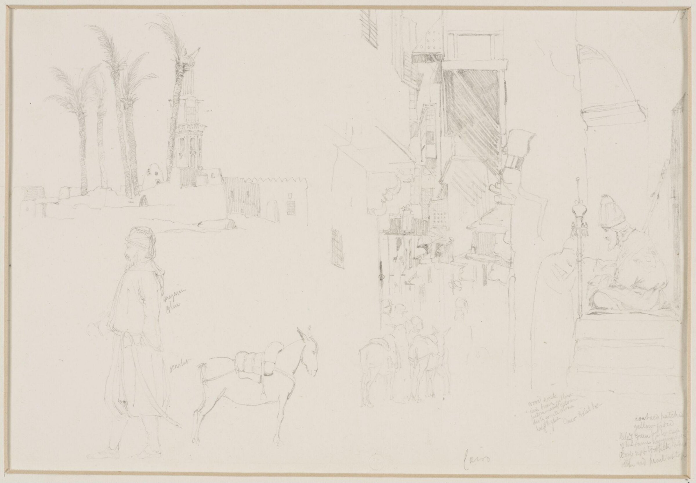 Middle Eastern Sketchbook, Richard Dadd, 1842-1843