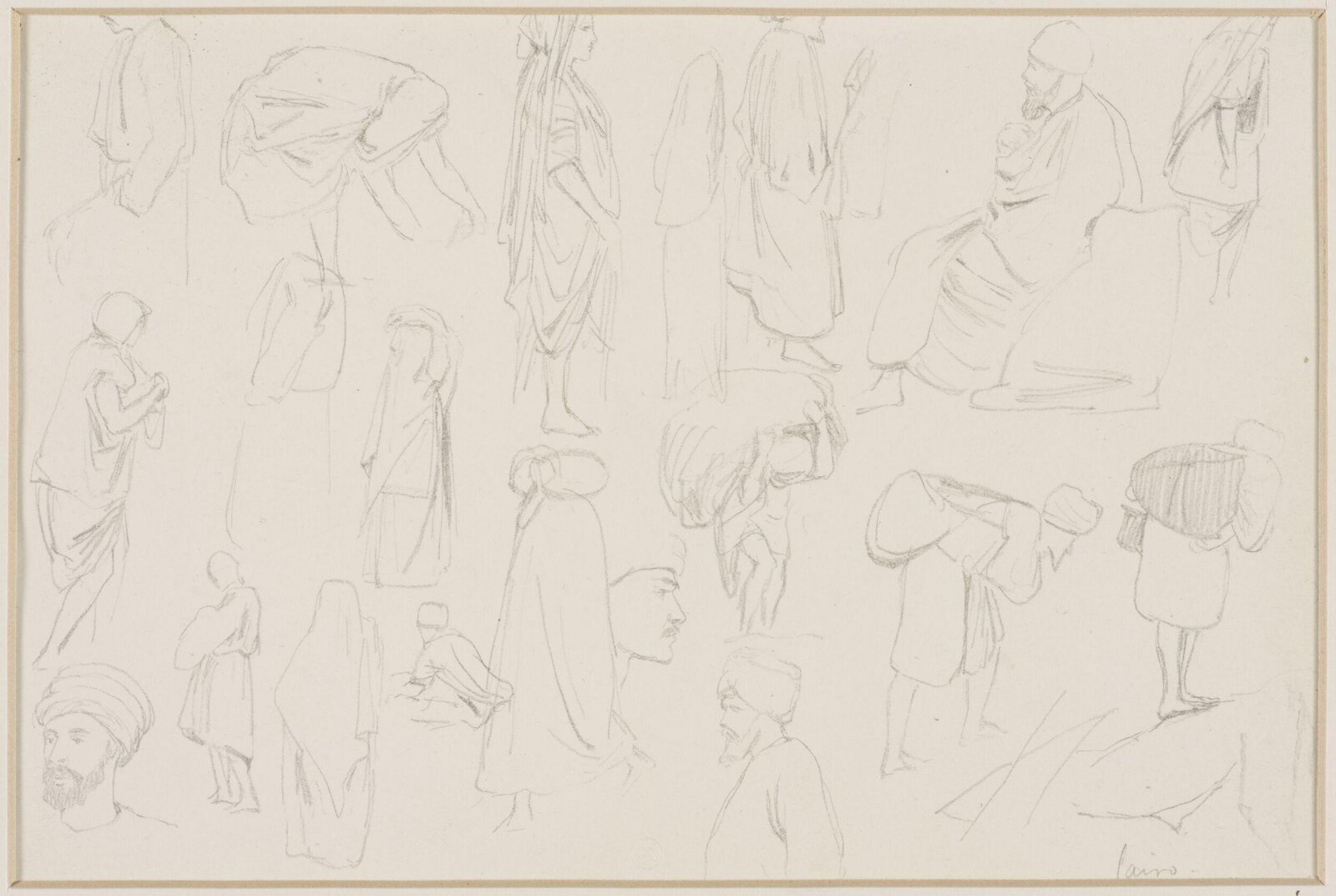 Middle Eastern Sketchbook, Richard Dadd, 1842-1843