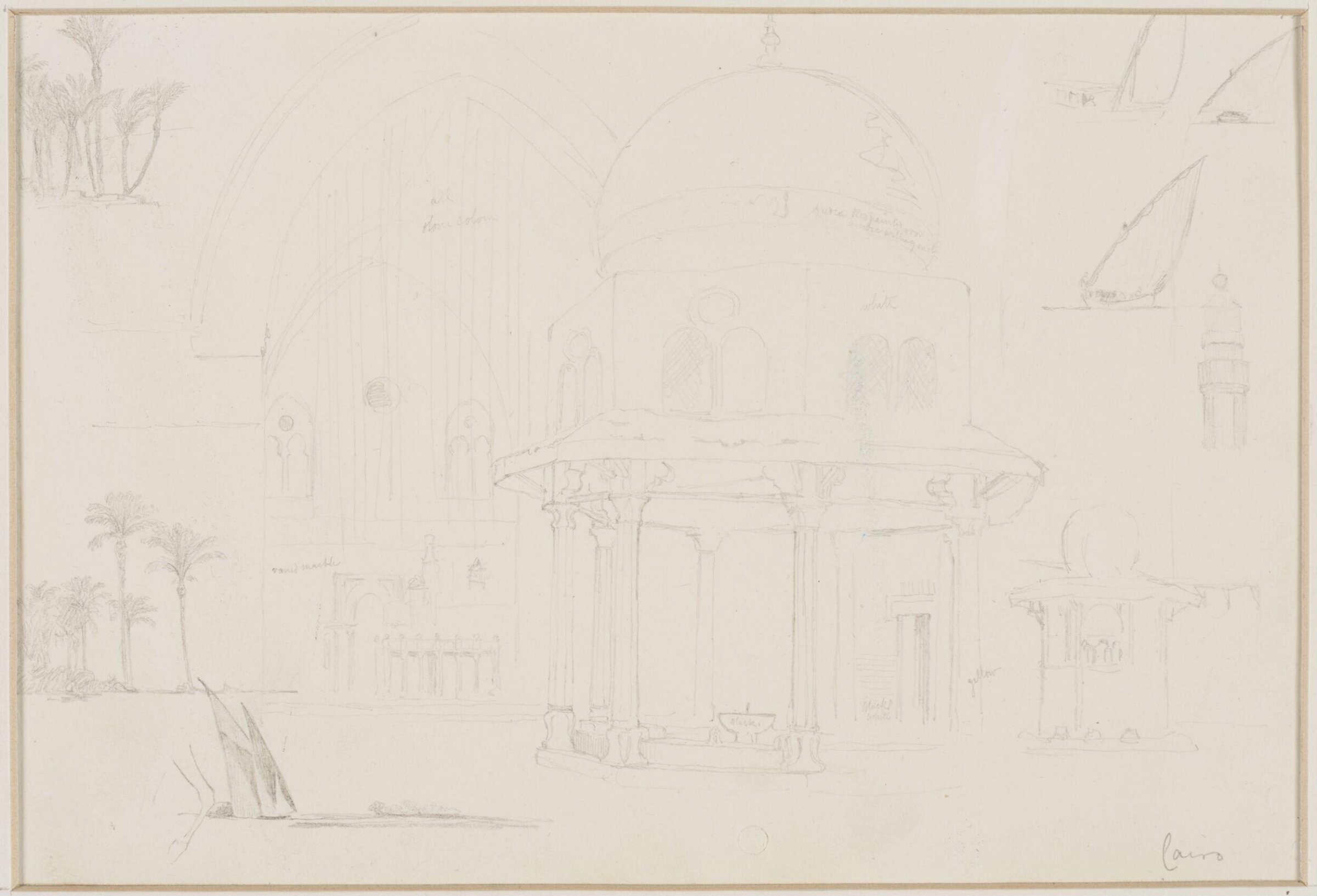 Middle Eastern Sketchbook, Richard Dadd, 1842-1843