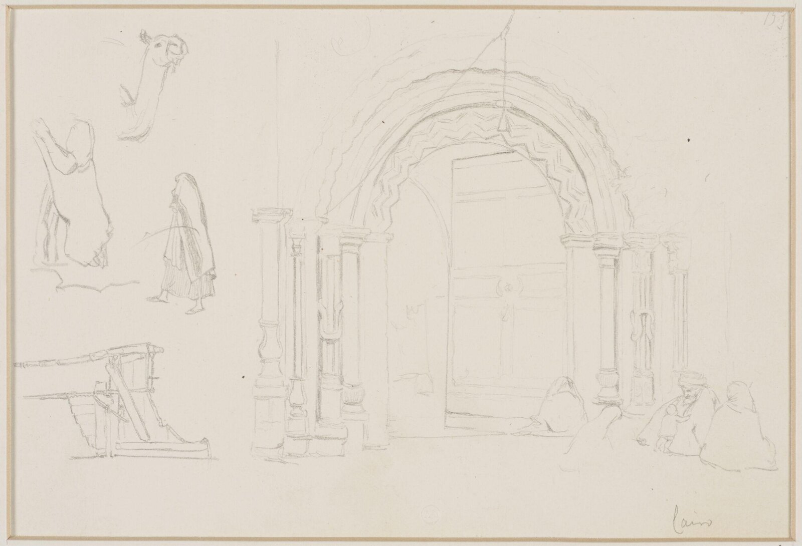 Middle Eastern Sketchbook, Richard Dadd, 1842-1843