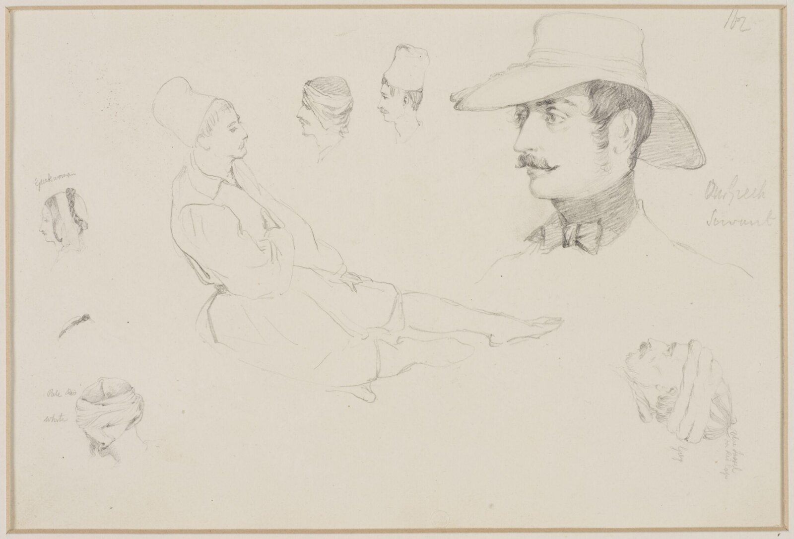 Middle Eastern Sketchbook, Richard Dadd, 1842-1843