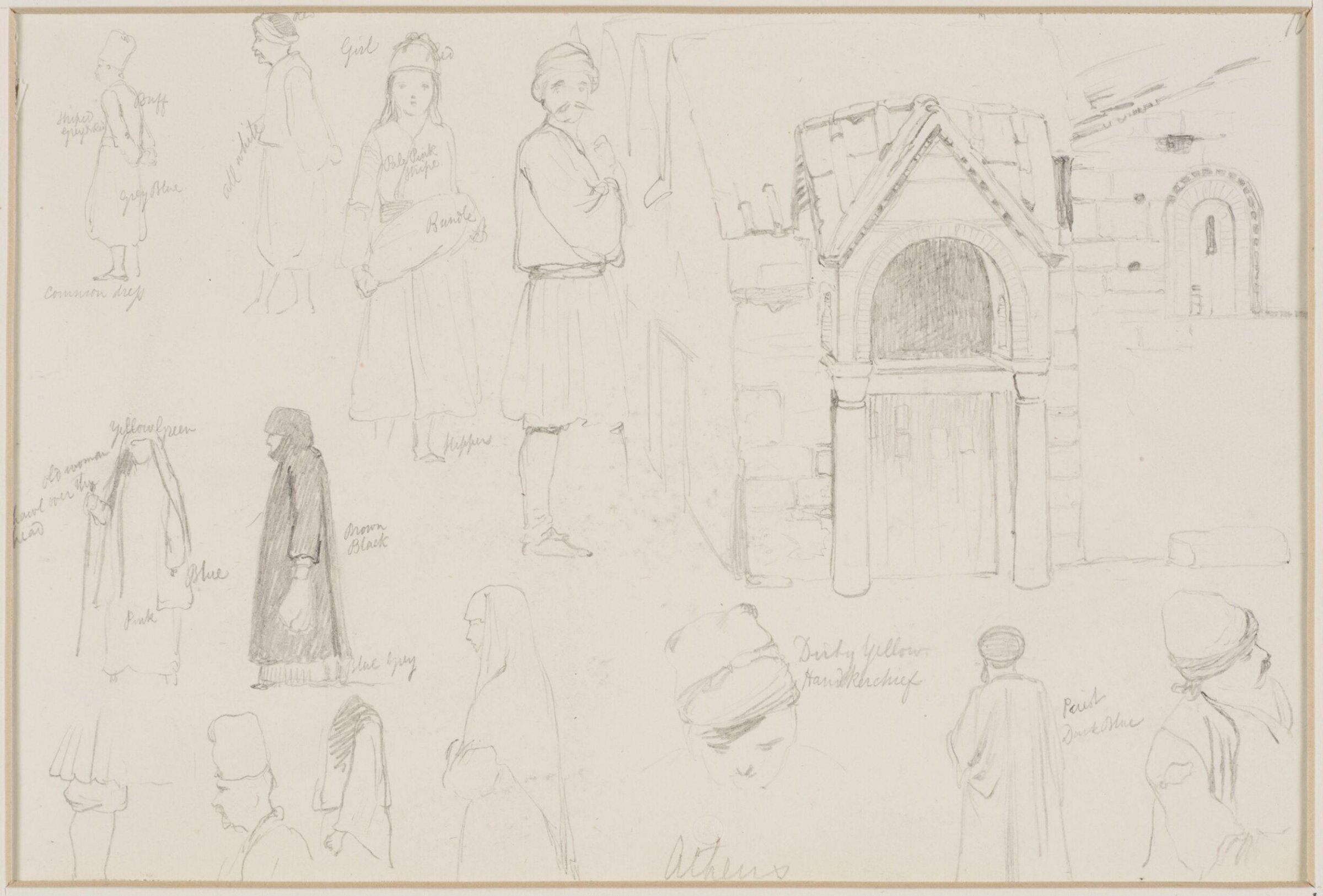 Middle Eastern Sketchbook, Richard Dadd, 1842-1843