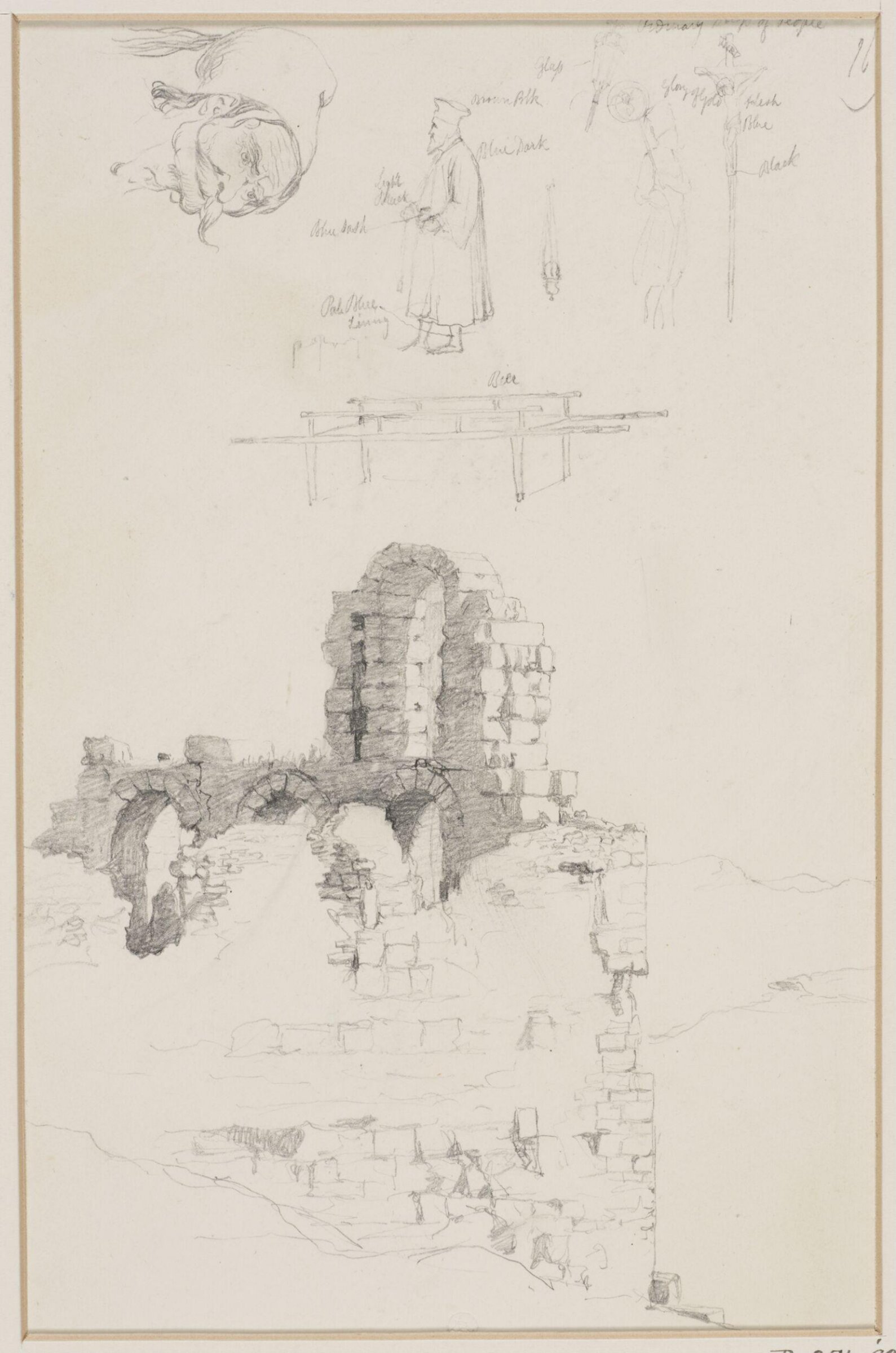 Middle Eastern Sketchbook, Richard Dadd, 1842-1843