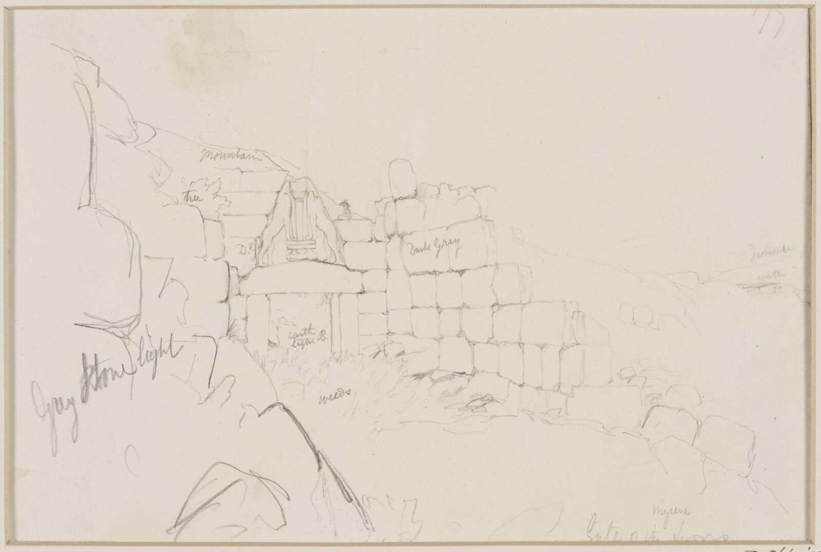 Middle Eastern Sketchbook, Richard Dadd, 1842-1843