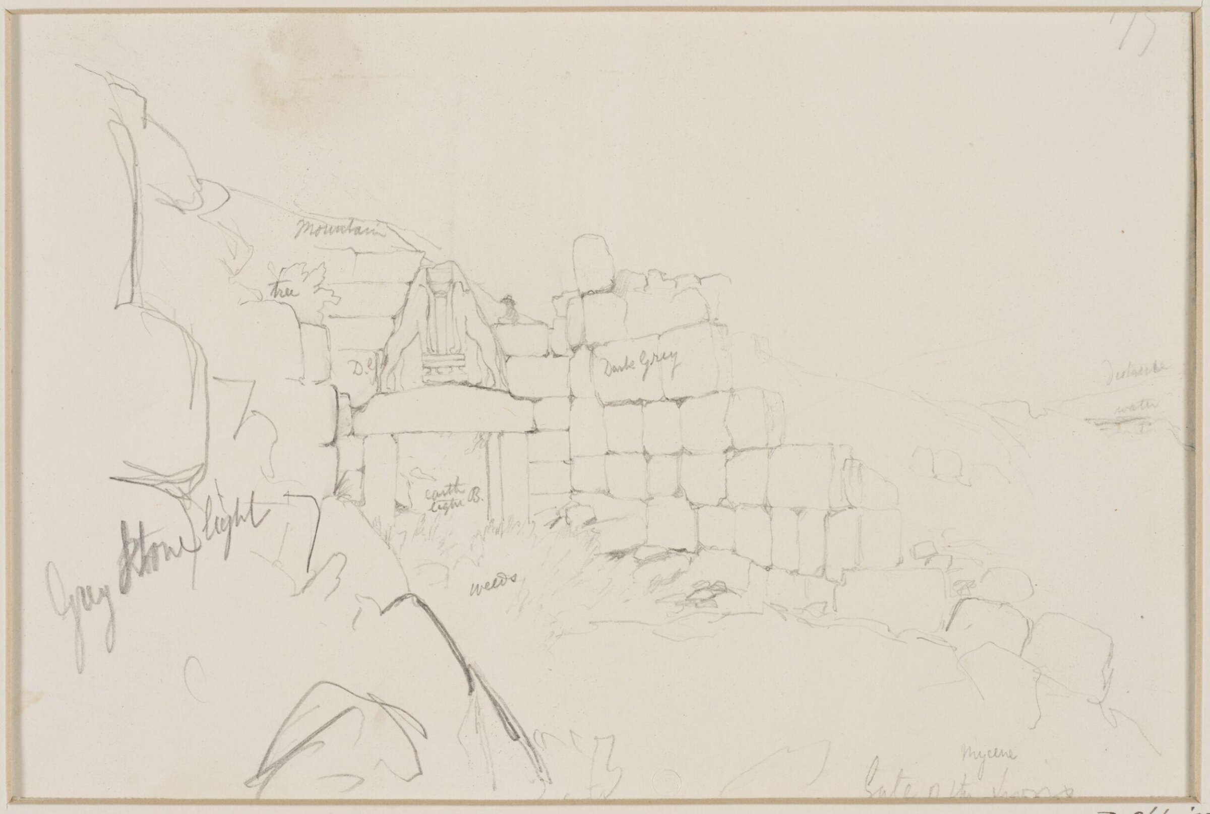 Middle Eastern Sketchbook, Richard Dadd, 1842-1843