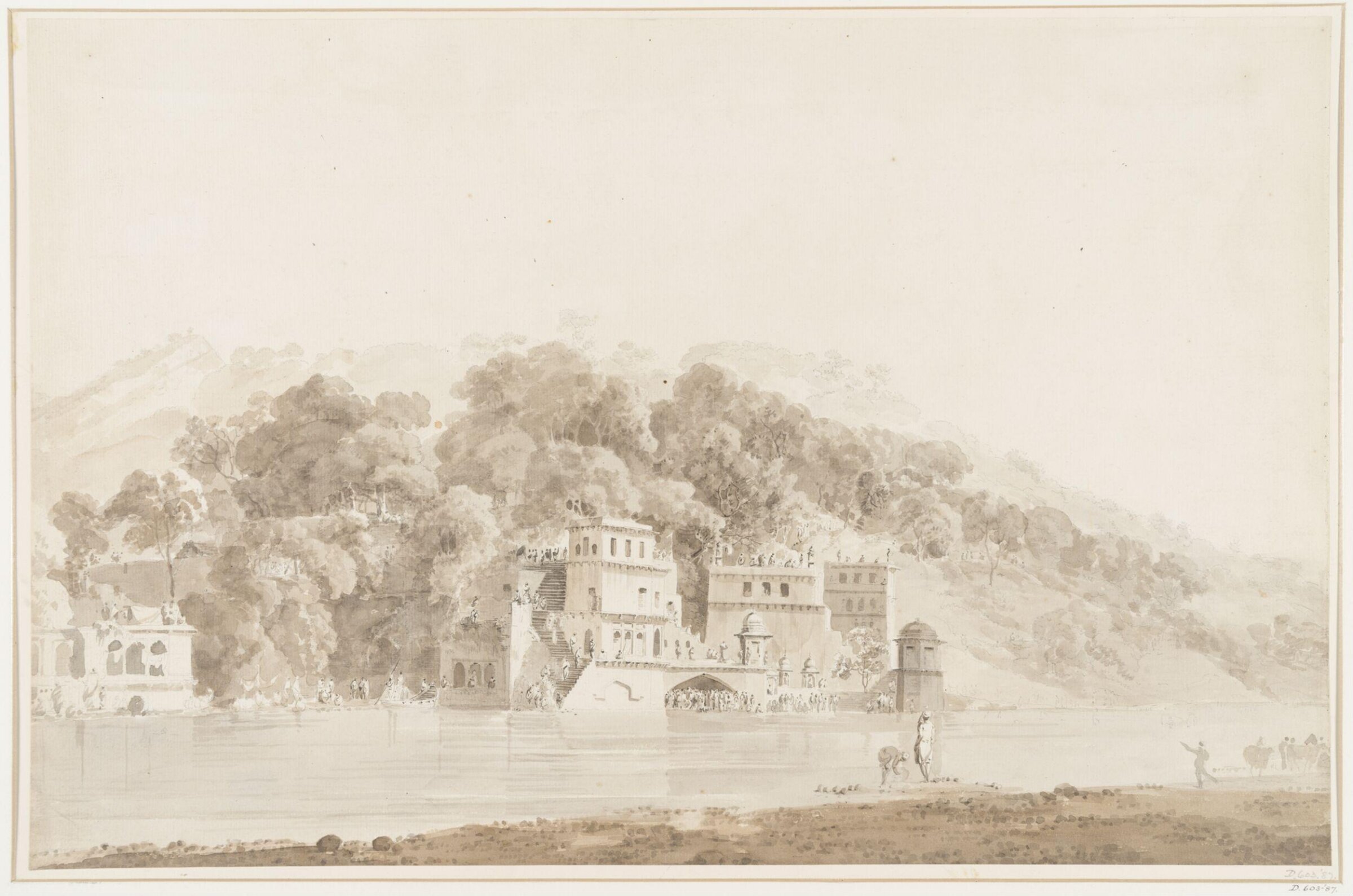 Old Gaut of the Bardwar, Rohilkhand, William Daniell, 1769 - 1837