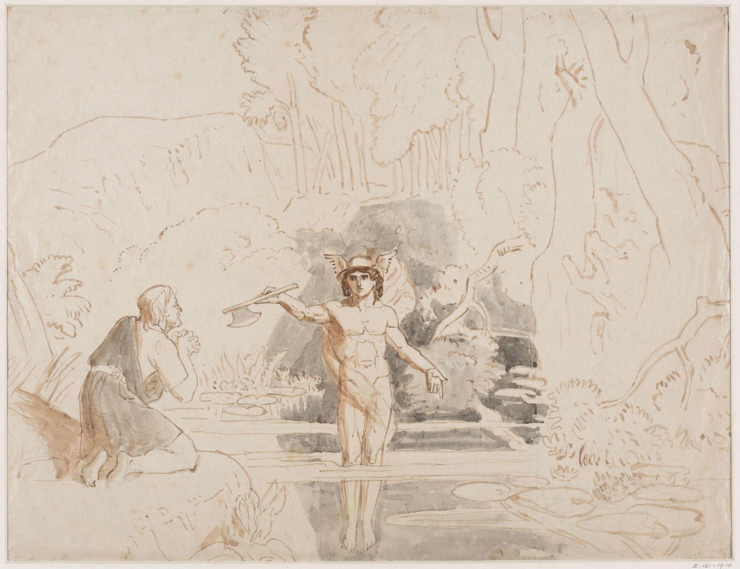 Mercury and the Woodman, Joshua Cristall