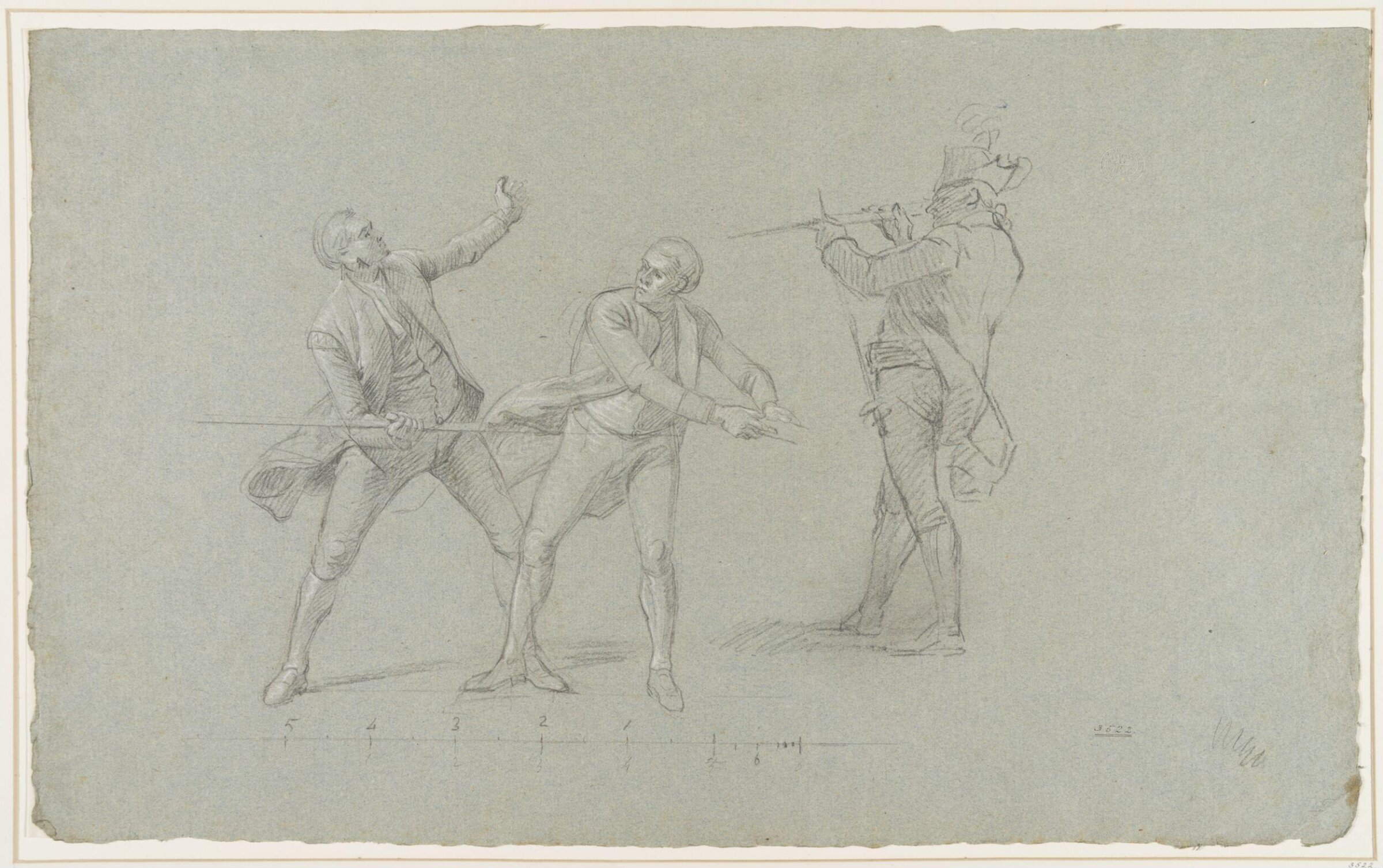 Studies of military scenes, Copley, ca. 1780