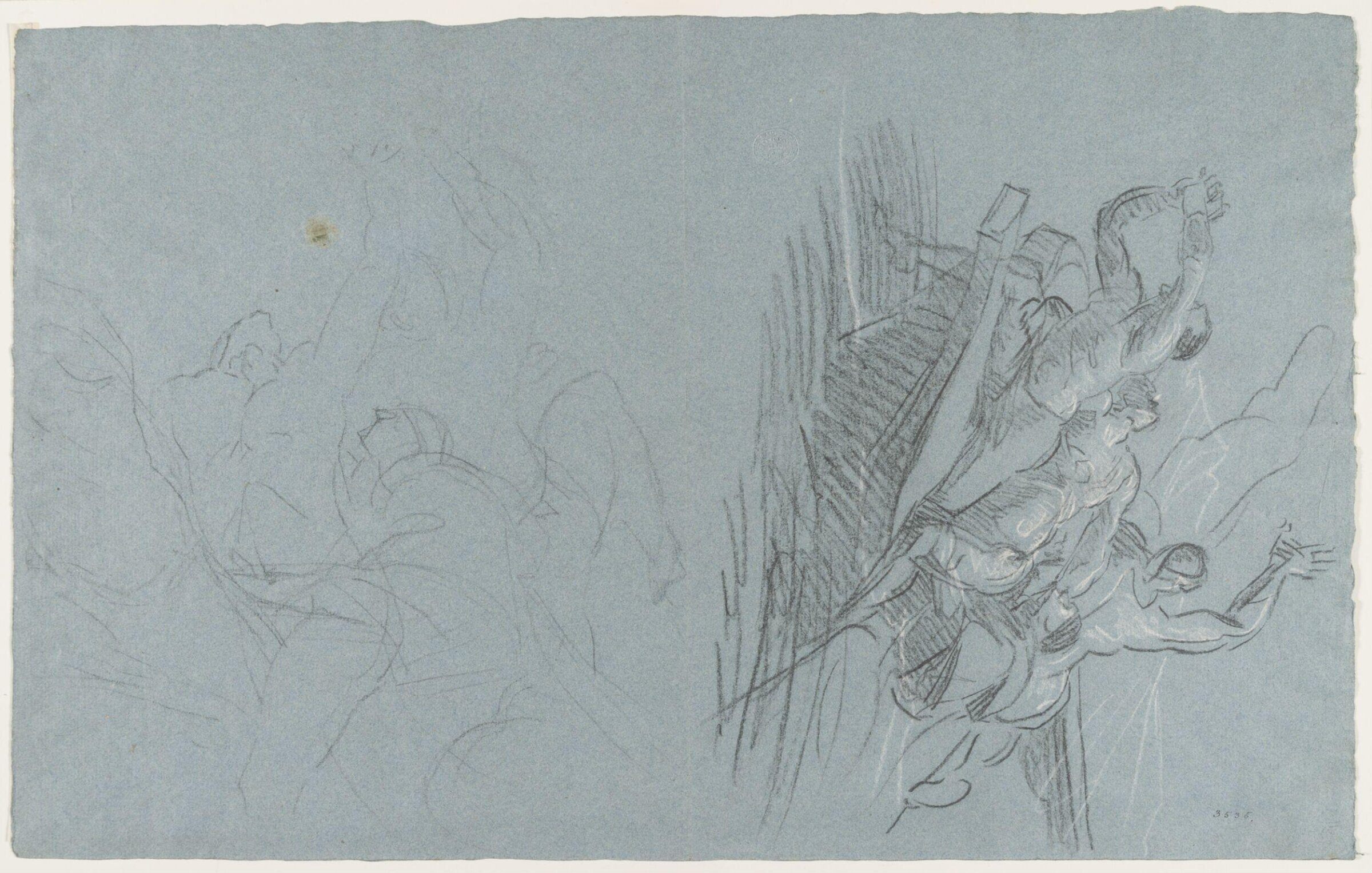 Studies of military scenes, Copley, ca. 1780