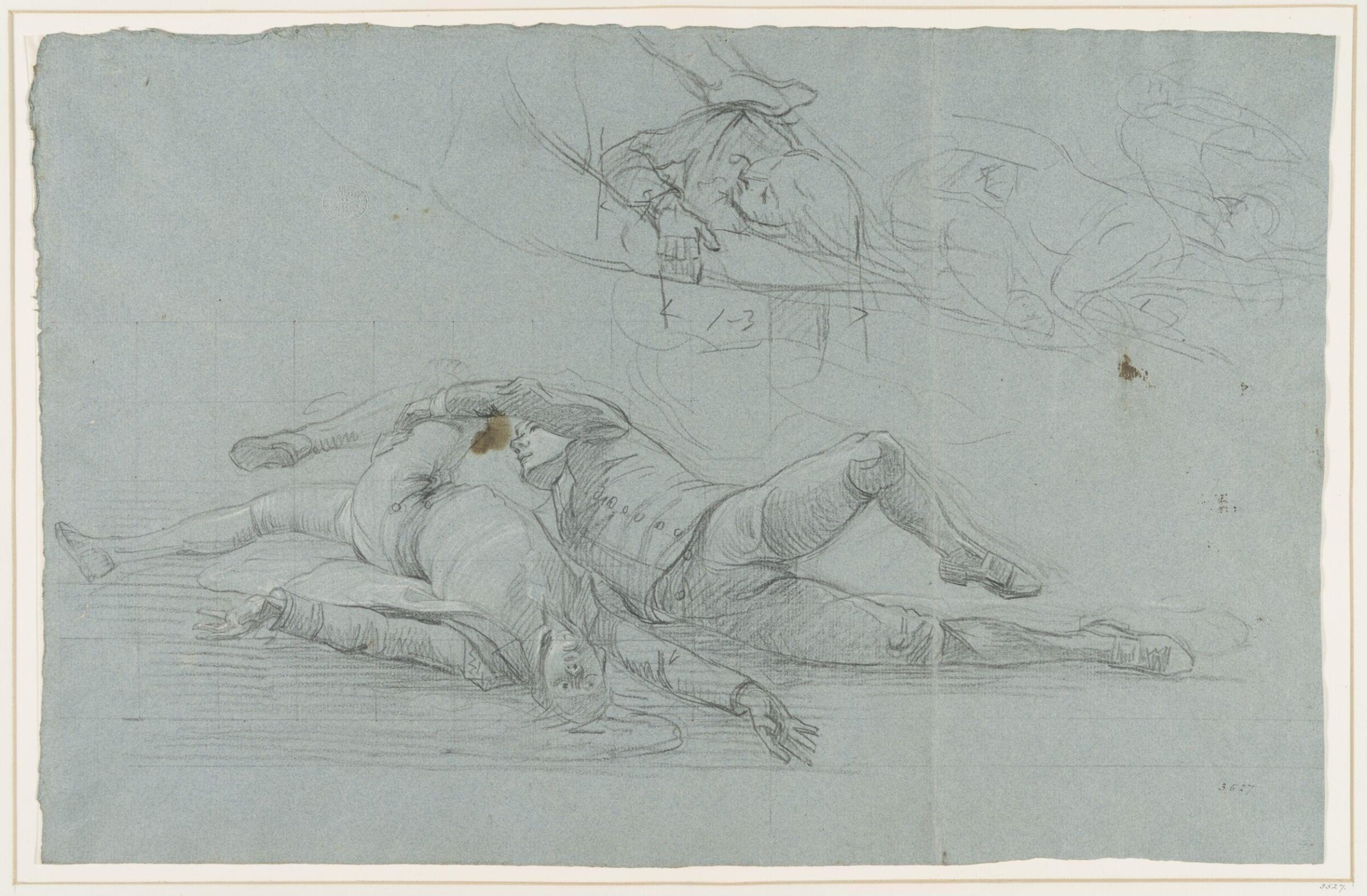 Studies of military scenes, Copley, ca. 1780