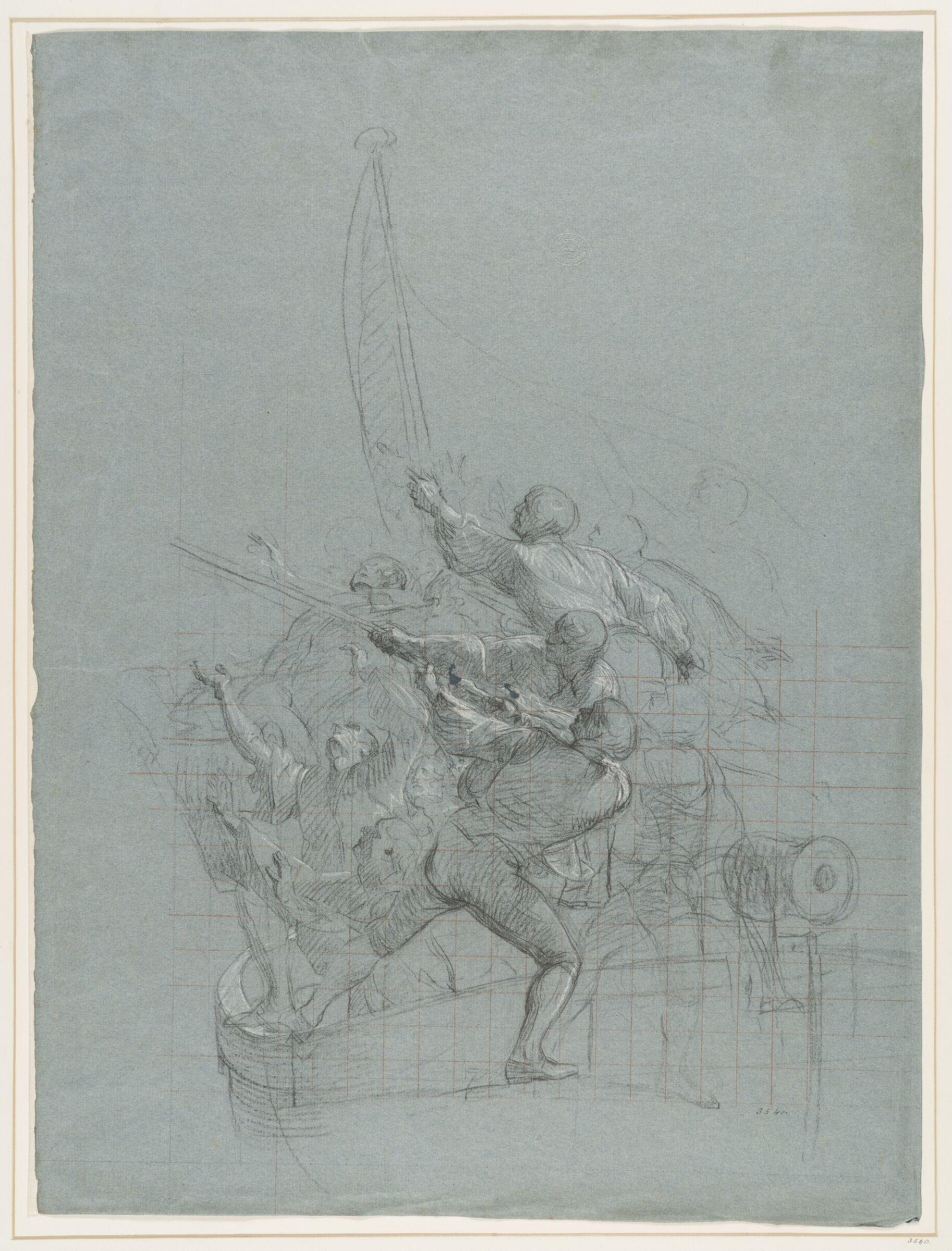 Studies of military scenes, Copley, ca. 1780