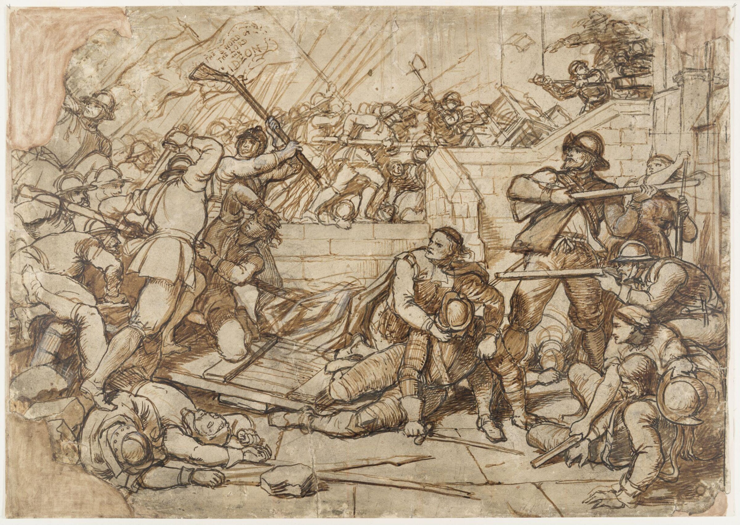 The Defence of Basing House by the Cavaliers against the Roundheads, Cope, 1881