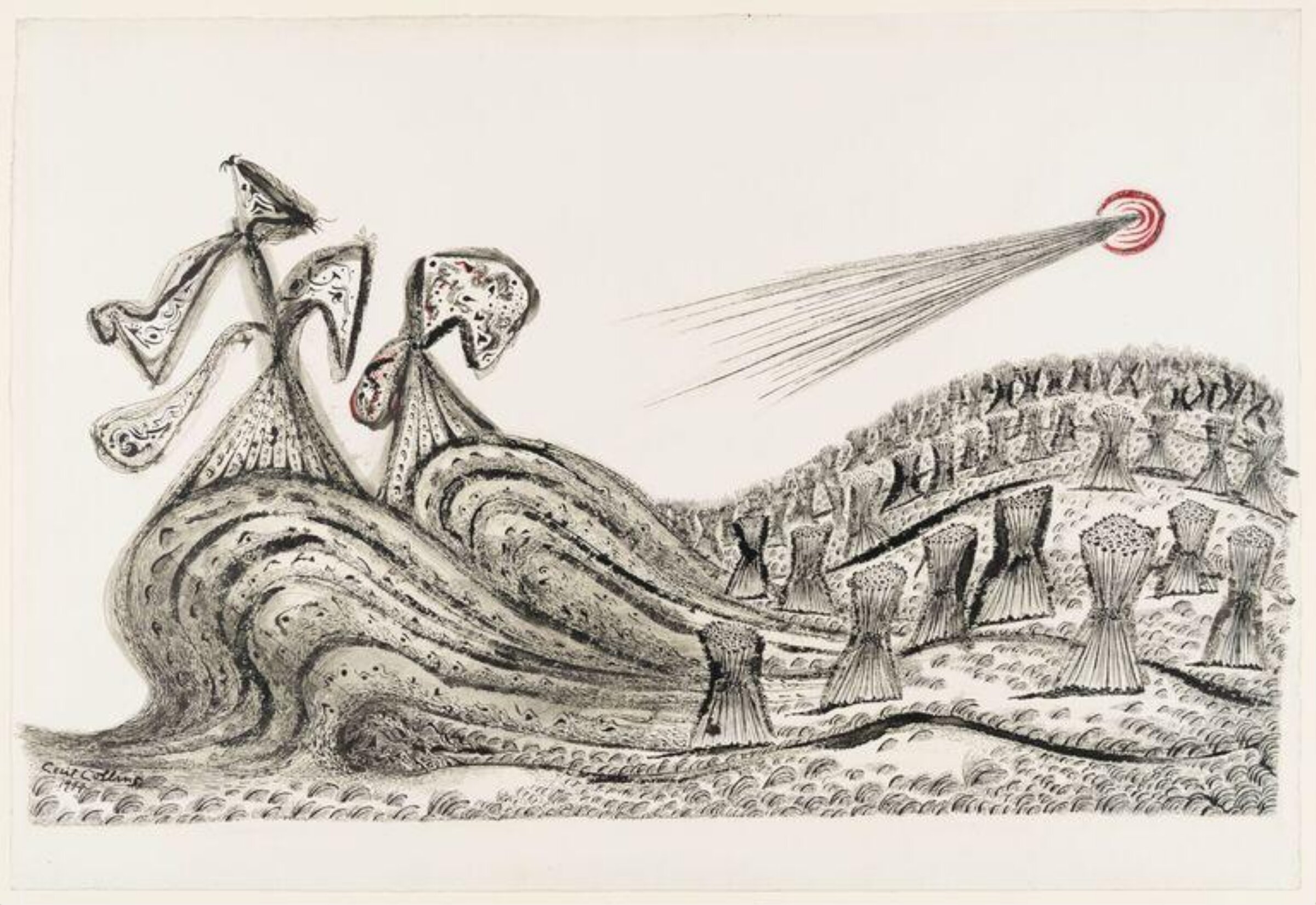 The Field of Corn, Cecil Collins, 1944