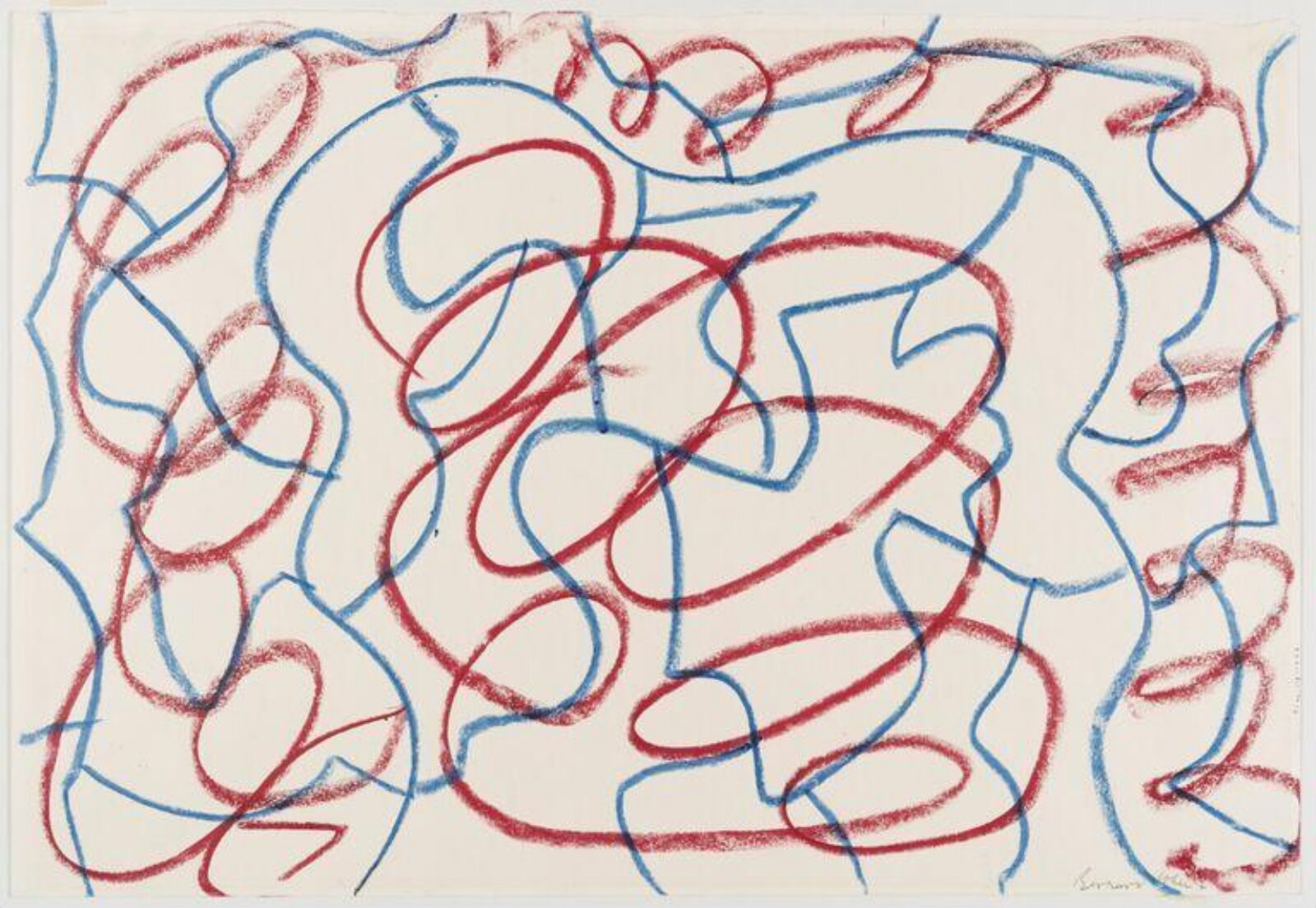 Study for a painting, Bernard Cohen, 1961