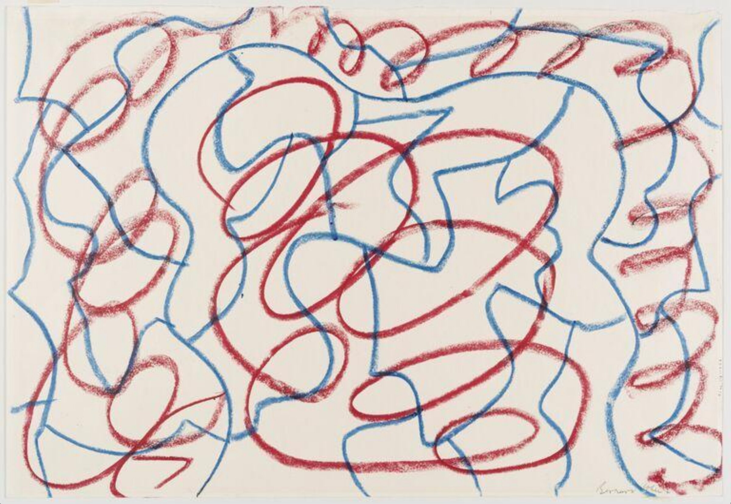 Study for a painting, Bernard Cohen, 1961