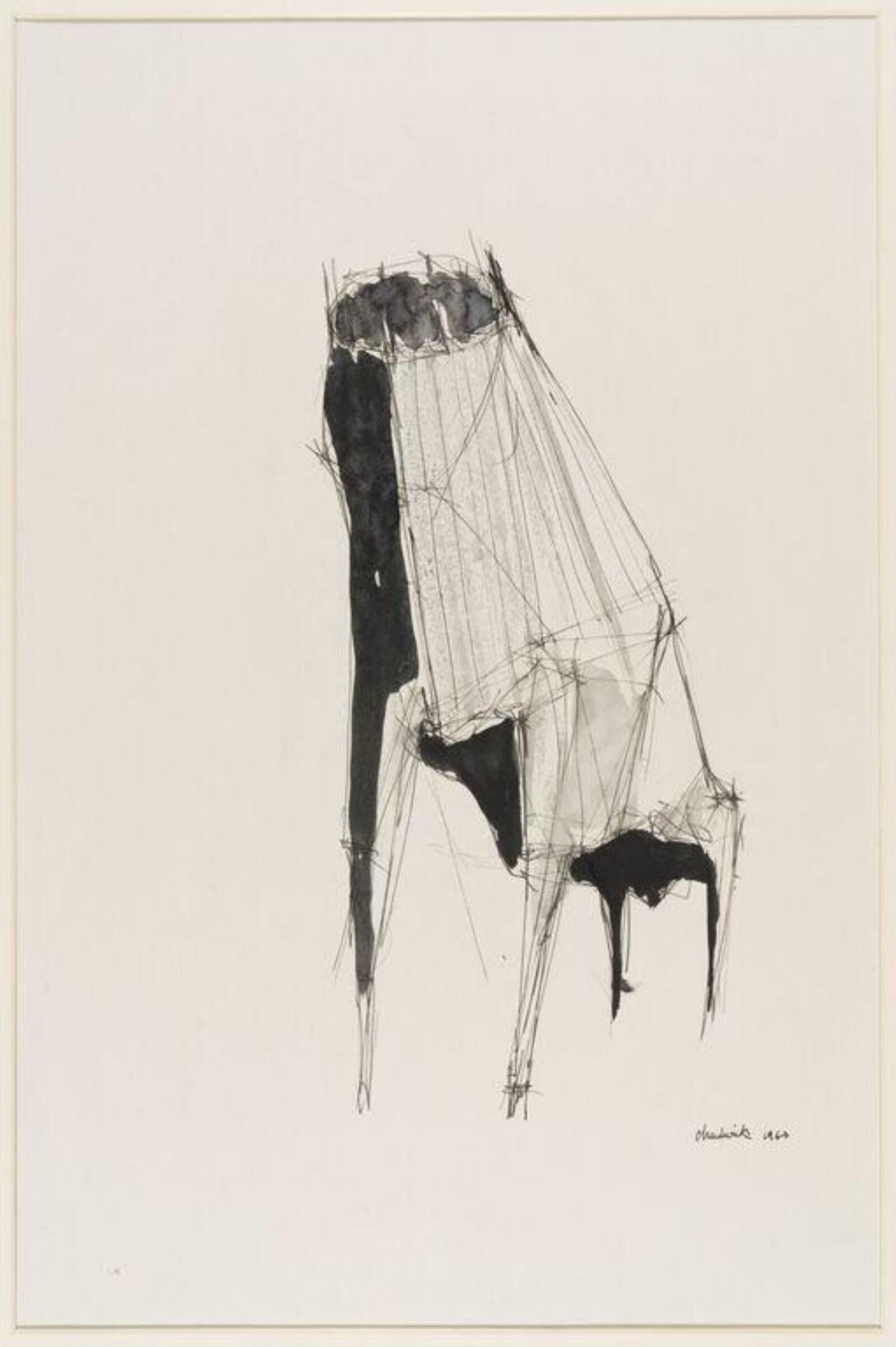 Study for the bronze sculpture 'Lion', Lynn Chadwick, 1960
