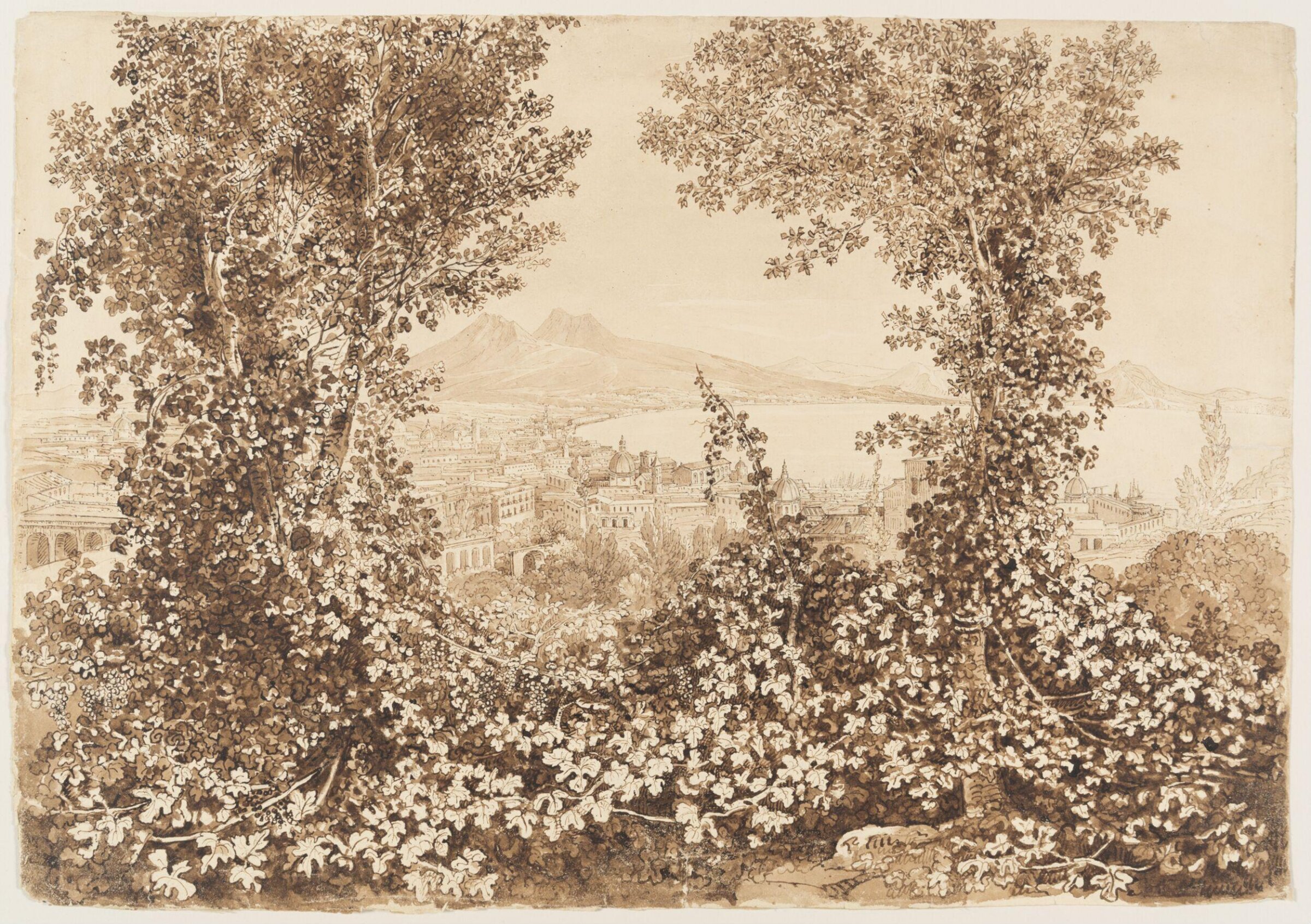 View of Naples and the bay, Cowen, 1825