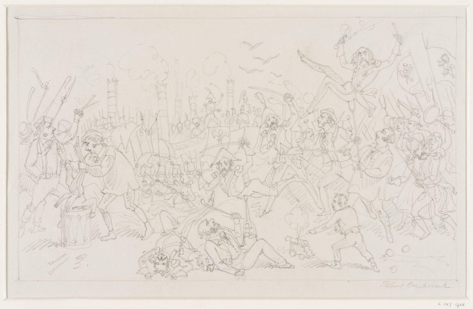 Drawing, Isaac Robert Cruickshank, circa 1830-1856