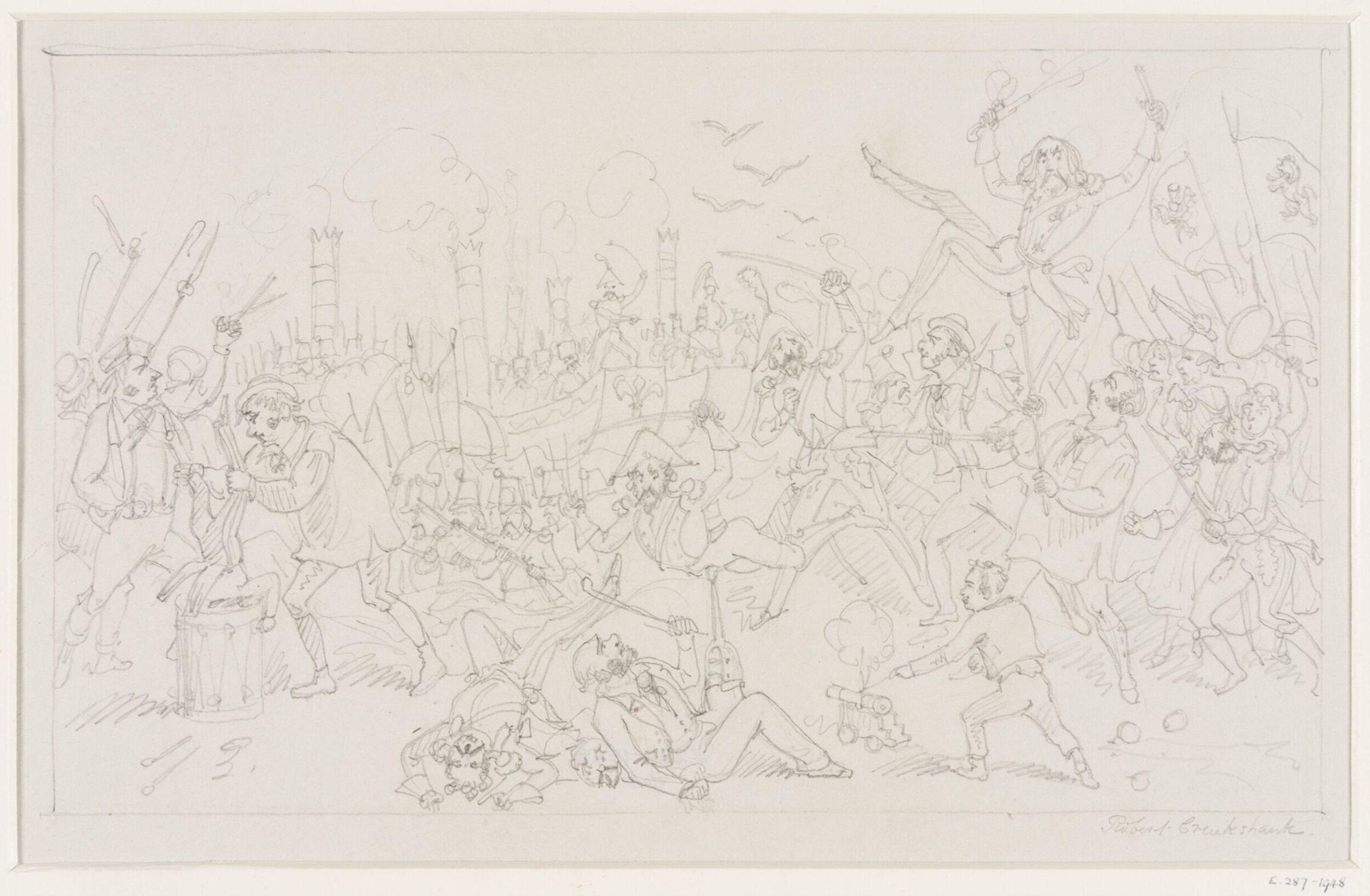 Drawing, Isaac Robert Cruickshank, circa 1830-1856