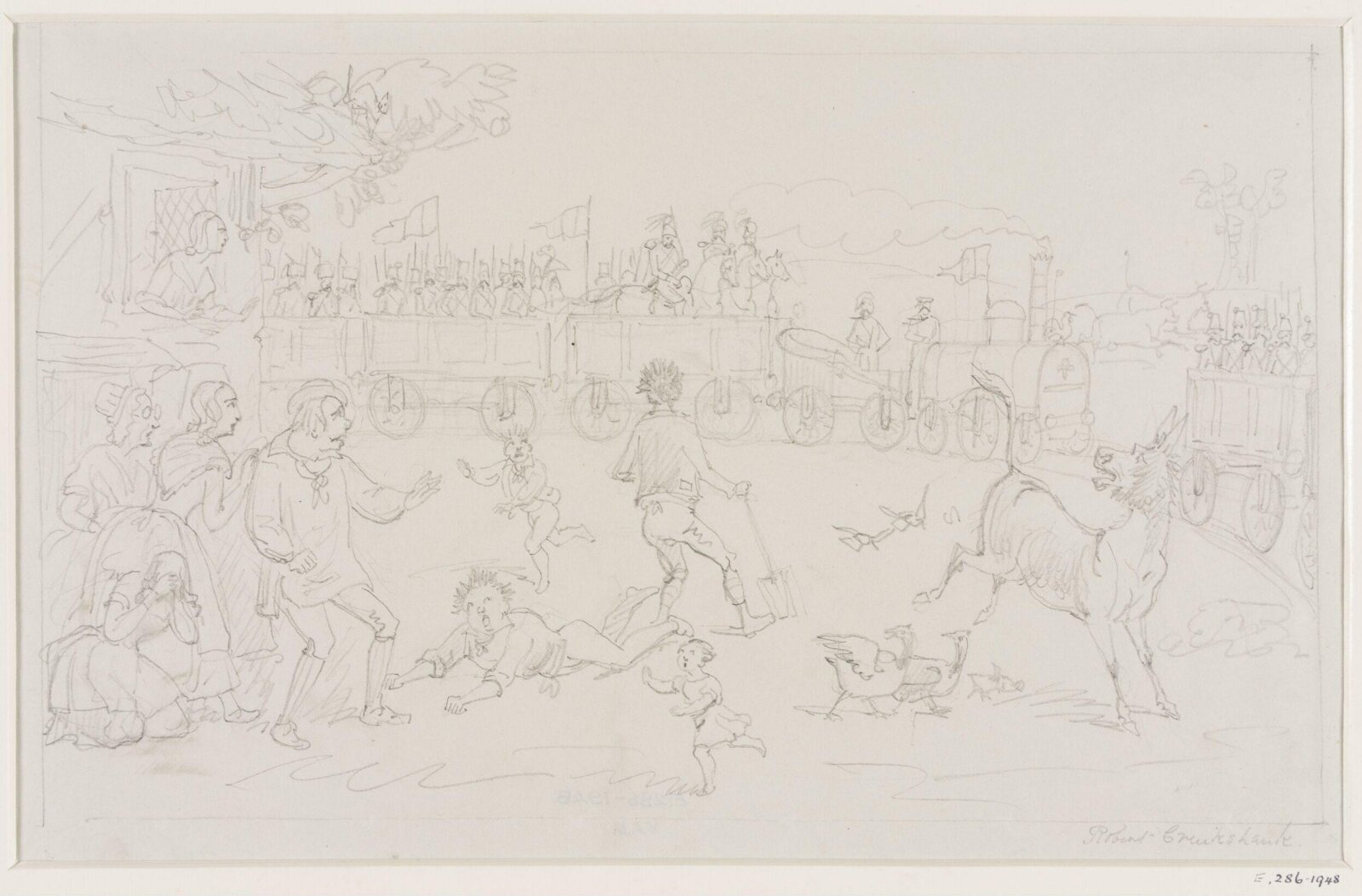 Drawing, Isaac Robert Cruickshank, circa 1830-1856
