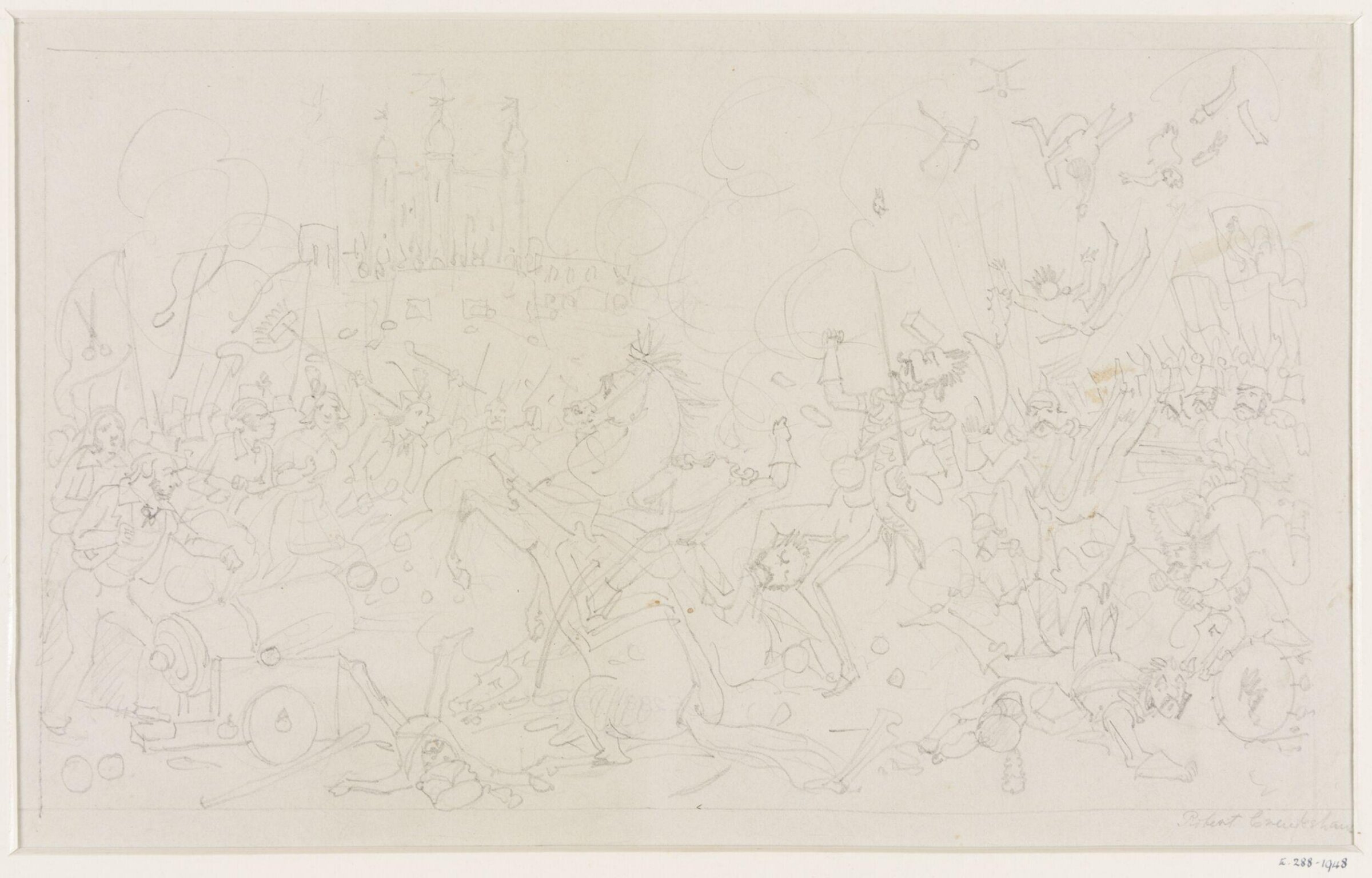 Drawing, Isaac Robert Cruickshank, circa 1830-1856