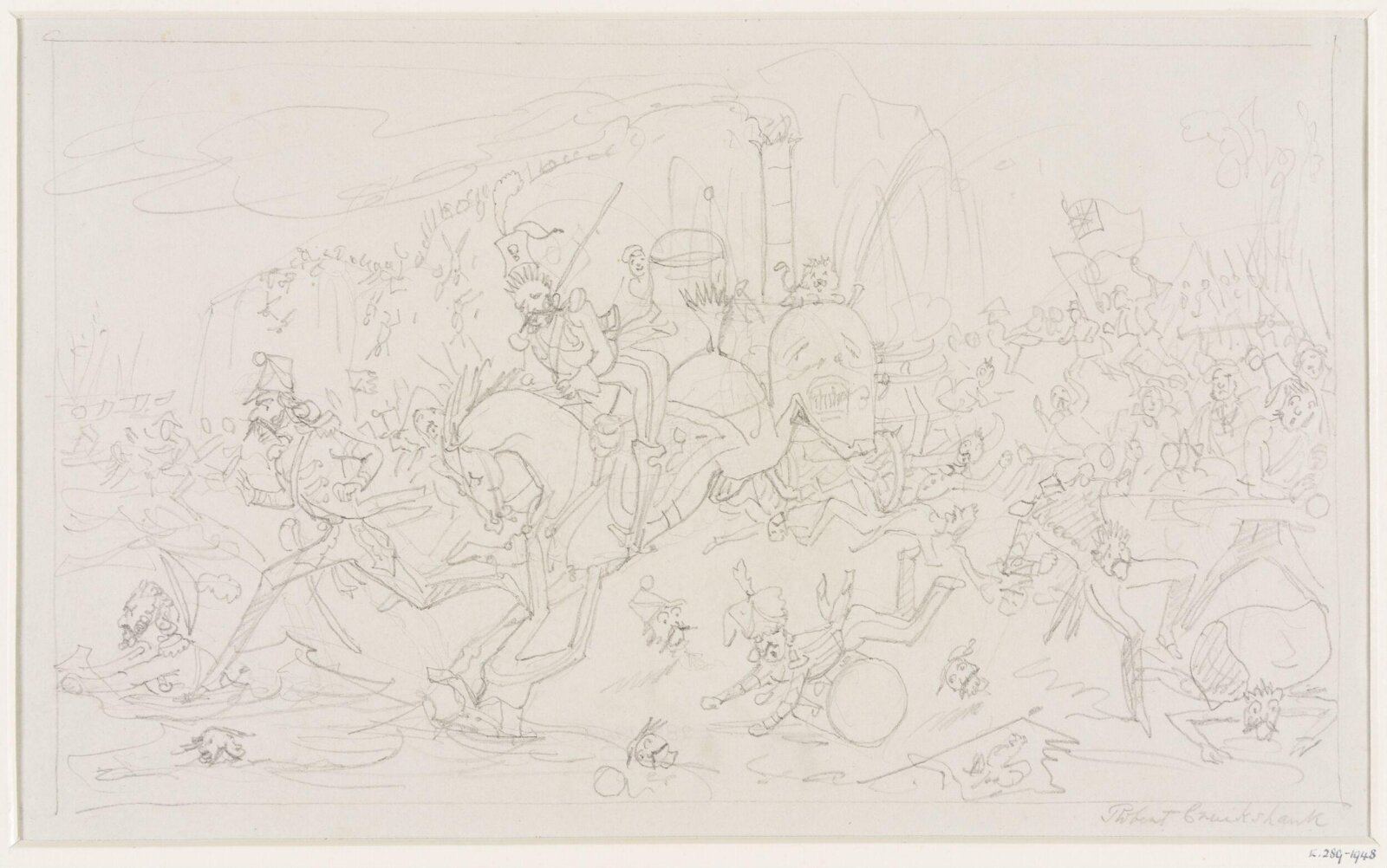Drawing, Isaac Robert Cruickshank, circa 1830-1856