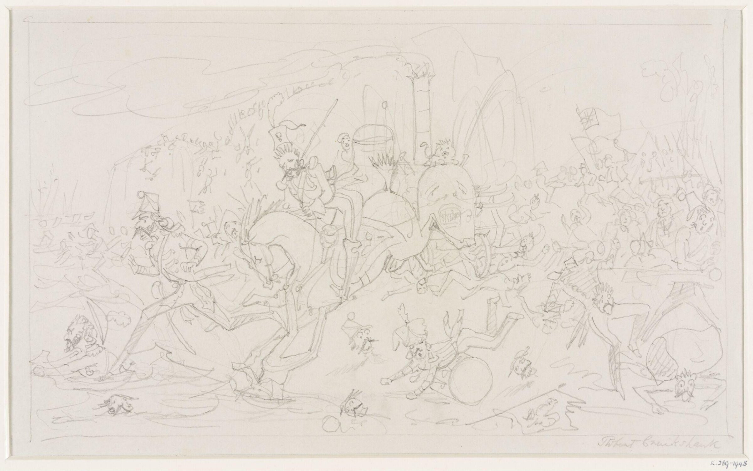 Drawing, Isaac Robert Cruickshank, circa 1830-1856