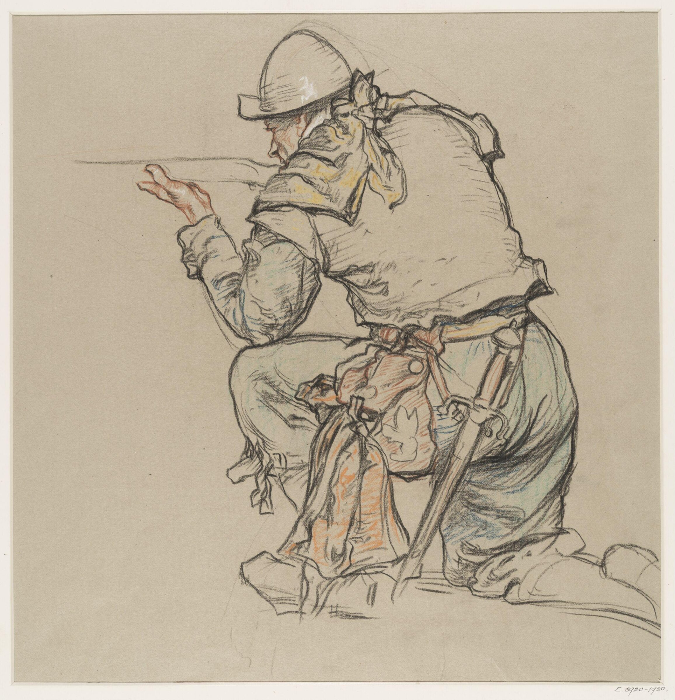 Illustration to Knightley's 'Westward Ho!', Elijah Albert Cox, ca. 1900-50