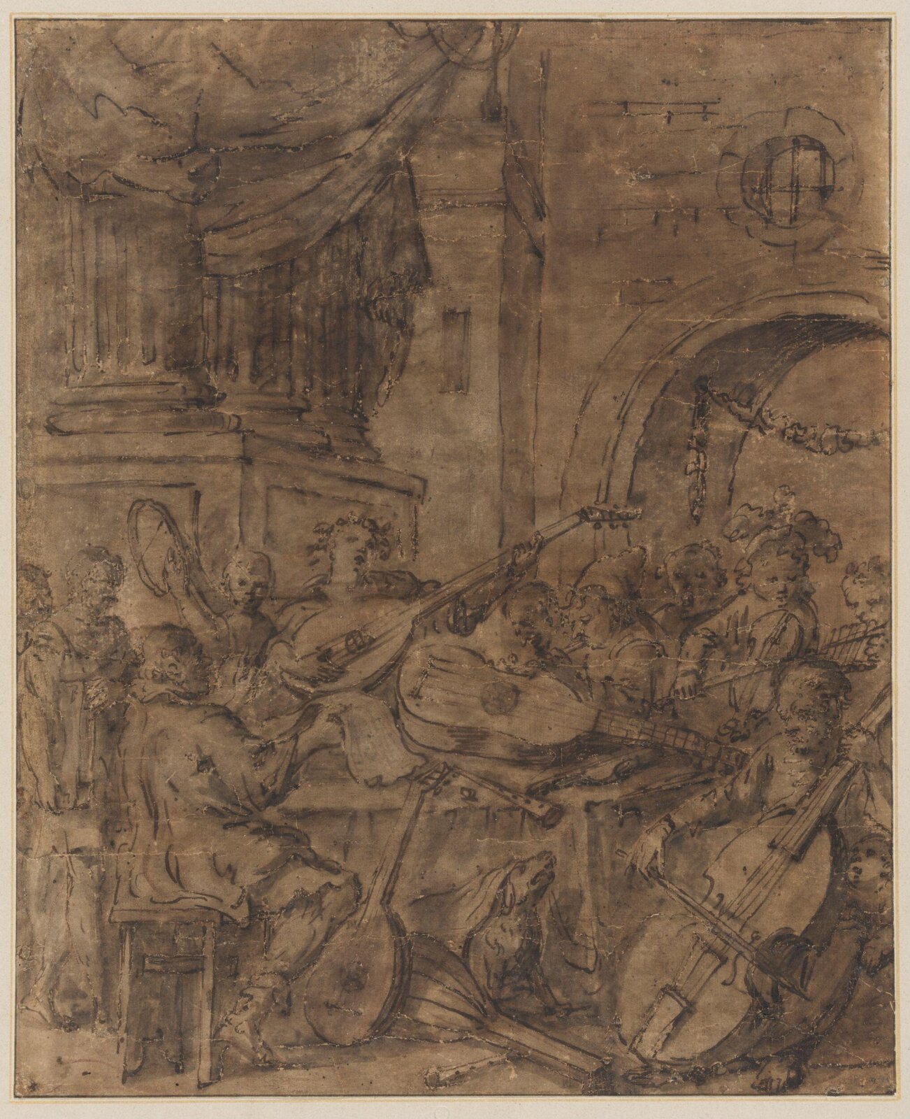 Musical Company, Leonard Bramer, 17th century
