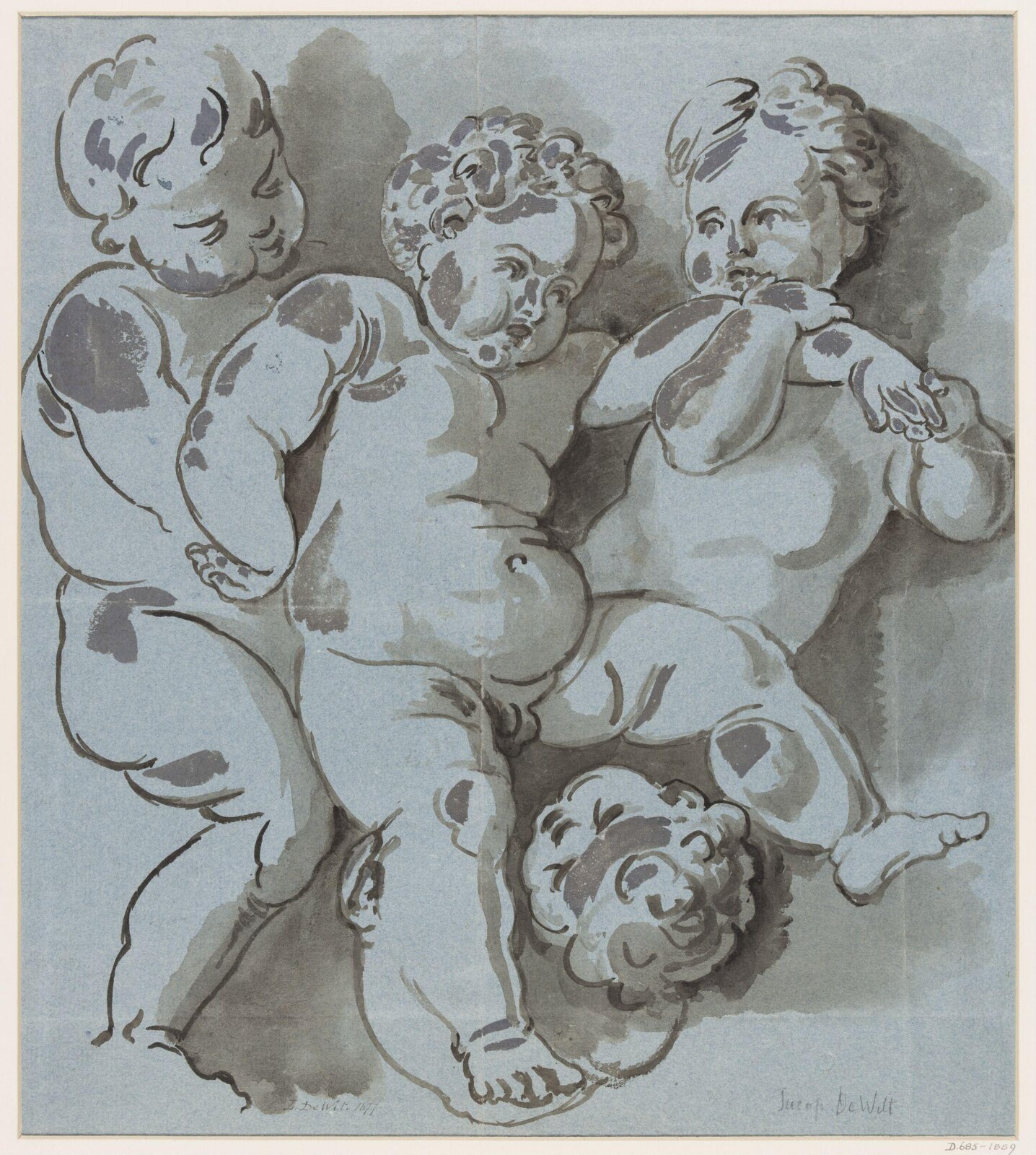 Four putti, copy after Jacob de Wit, c. 1677