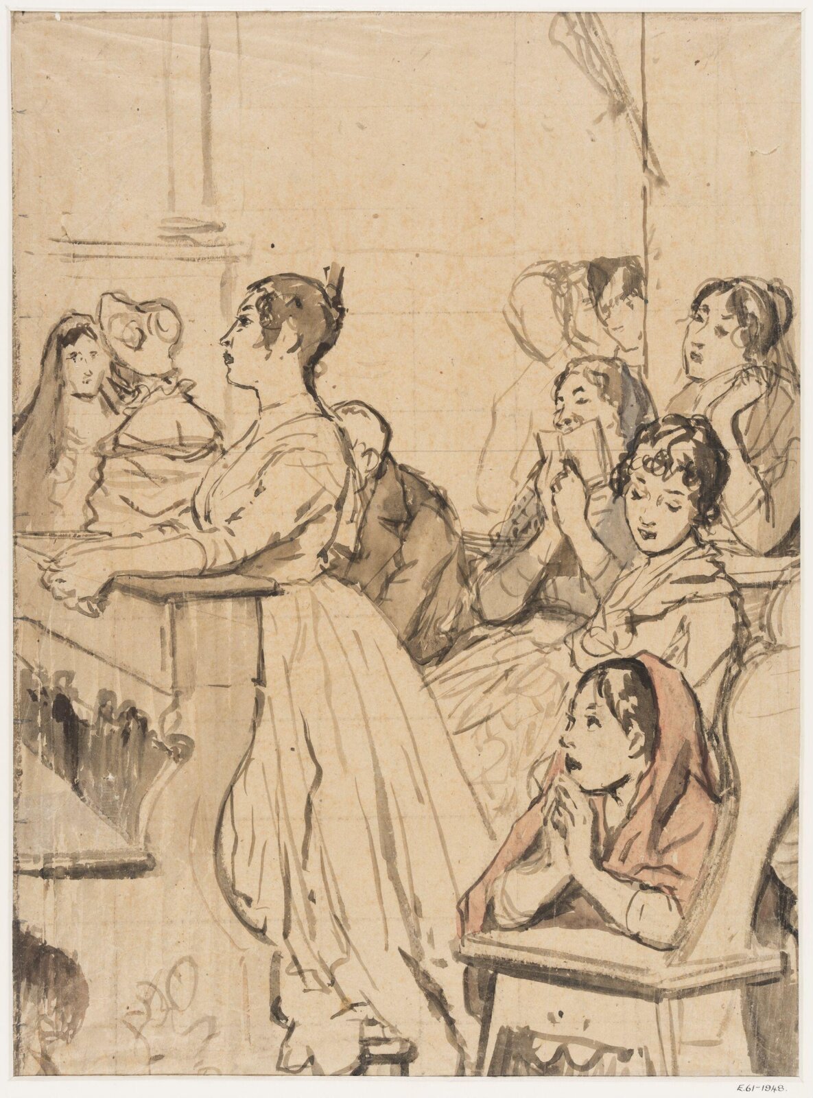 Drawing, Blaas, 1843-1931