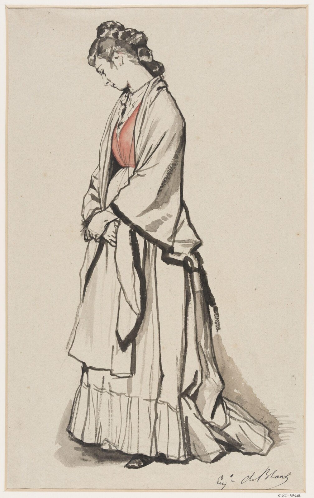 Drawing, Blaas, 1843-1931
