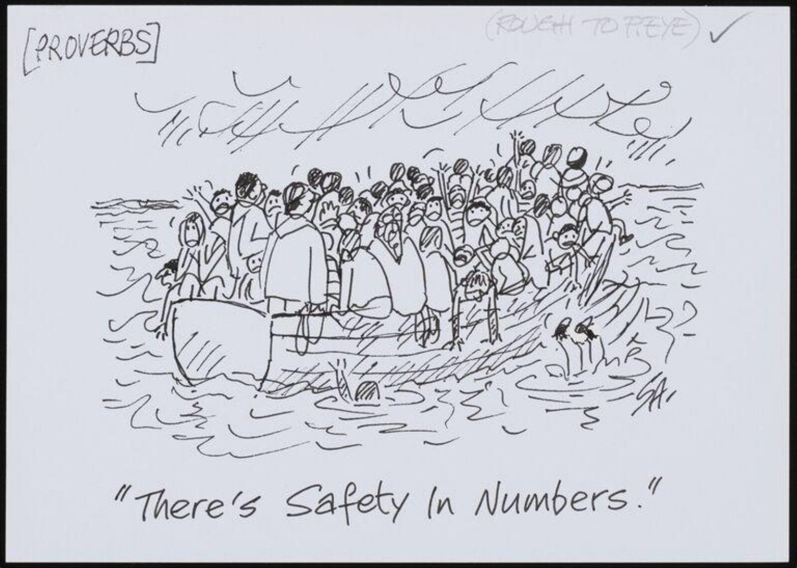 There's safety in numbers, Sally Artz, 2015