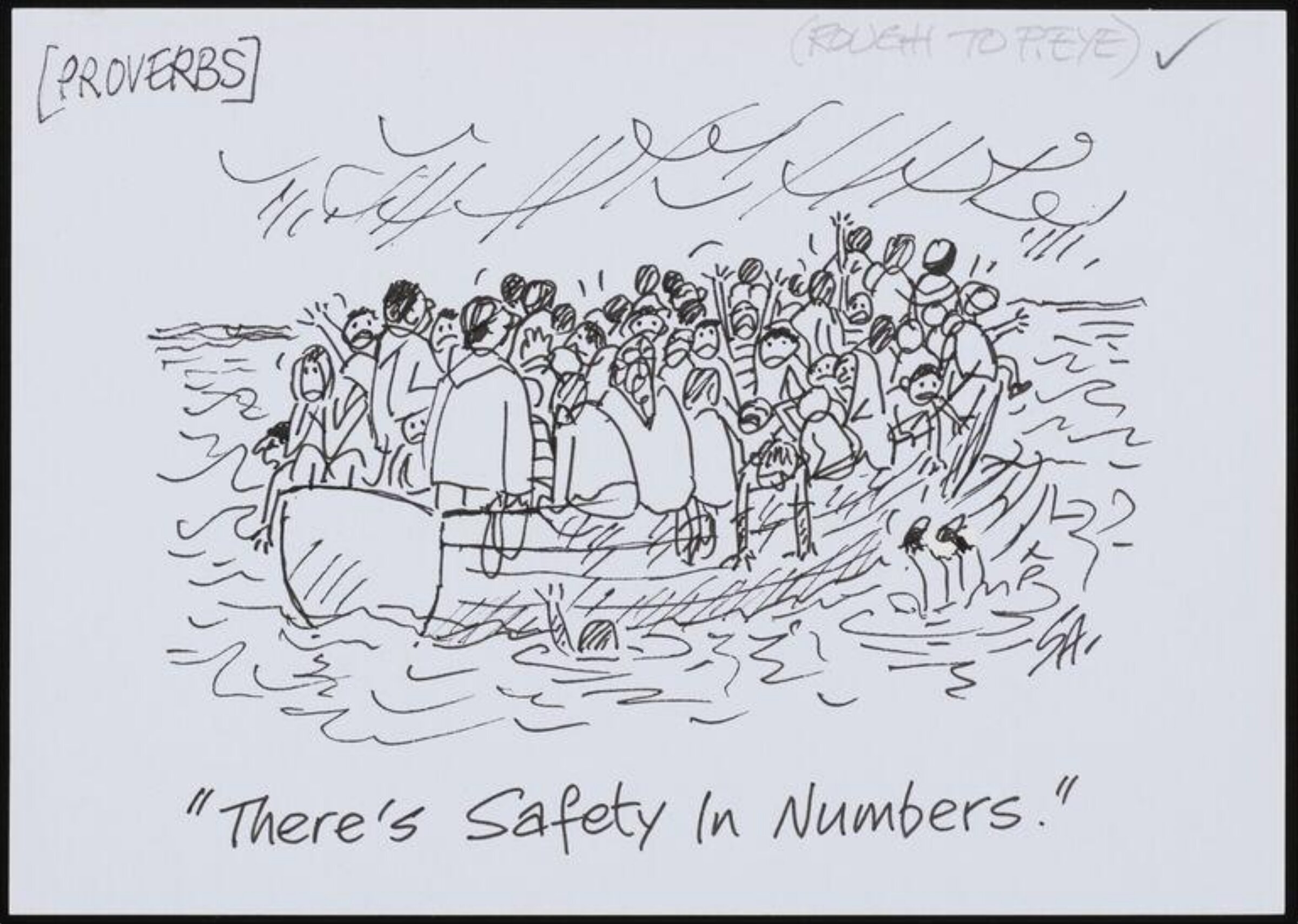 There's safety in numbers, Sally Artz, 2015