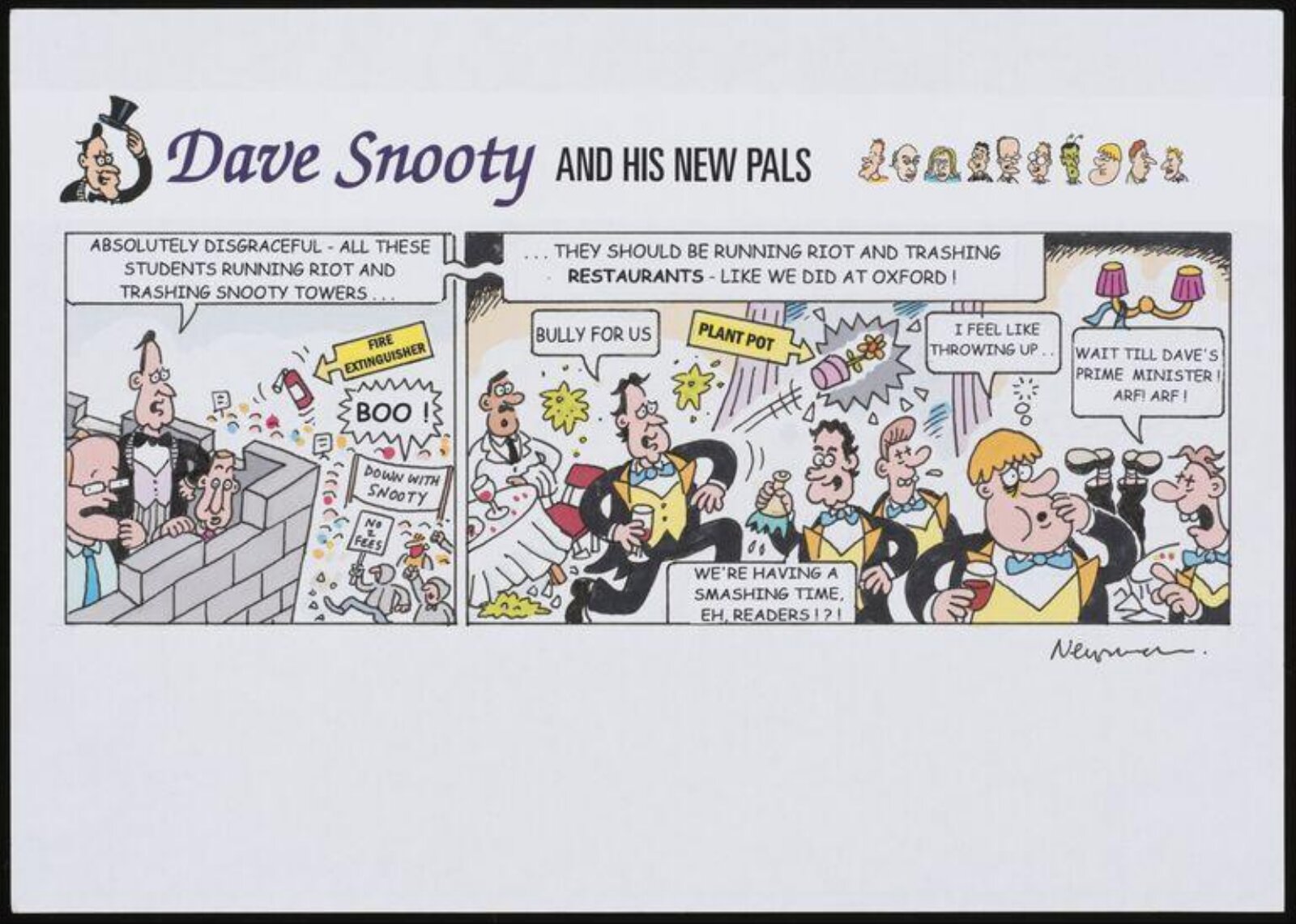 Snooty riots, Nick Newman, 2010