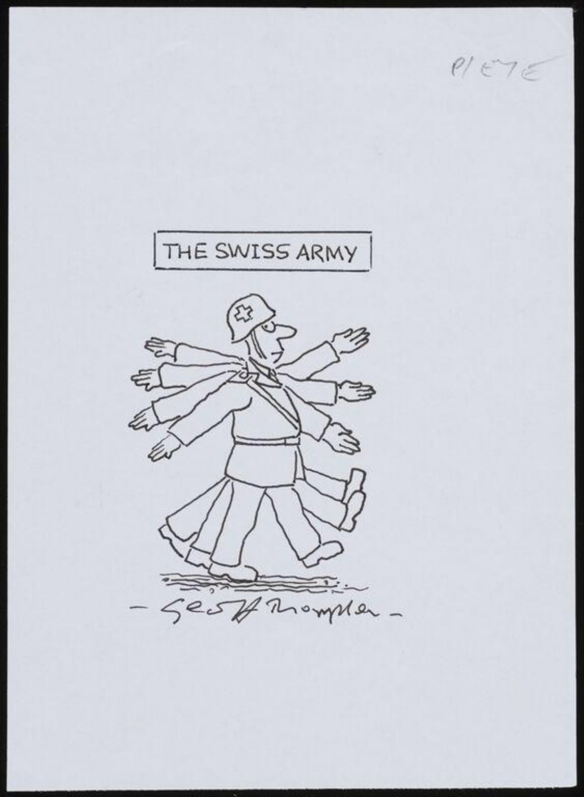 The Swiss Army, geoff thompson, 2016