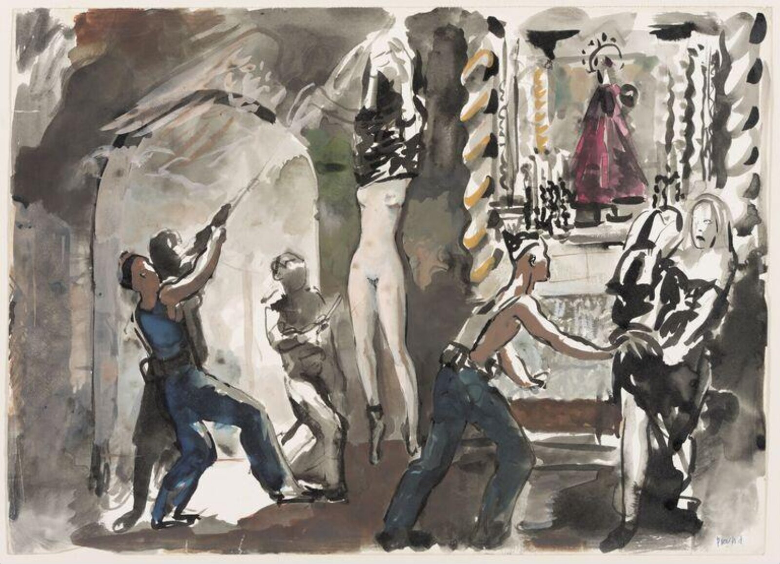 Drawing, Pruna, 1936