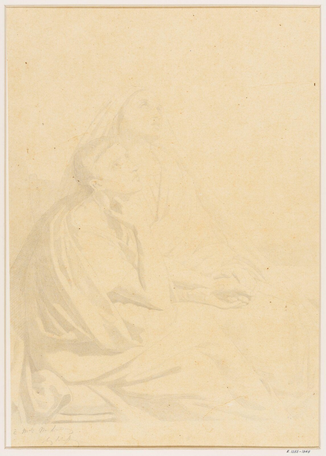 Drawing, Ary Scheffer, 1795-1858
