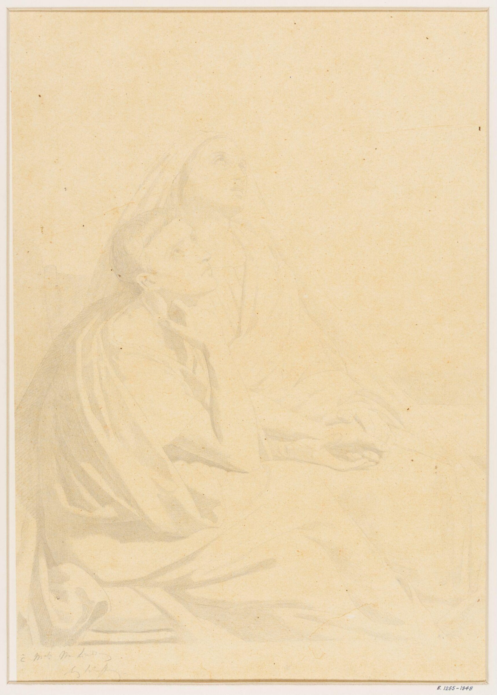 Drawing, Ary Scheffer, 1795-1858