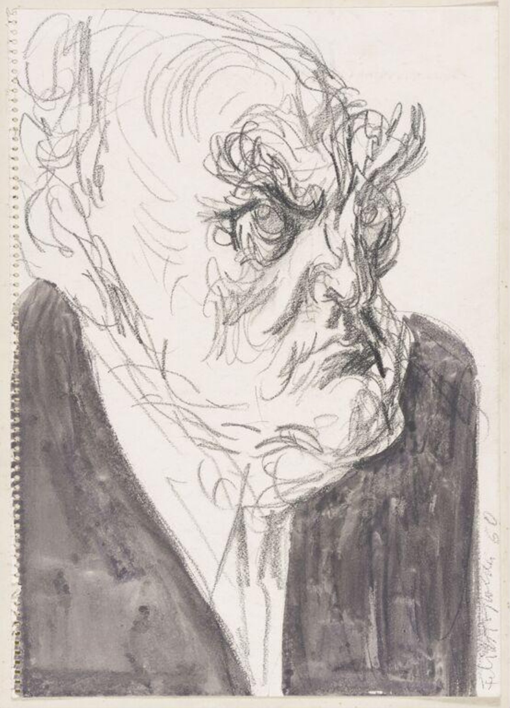 Drawing, Feliks Topolski, 1960