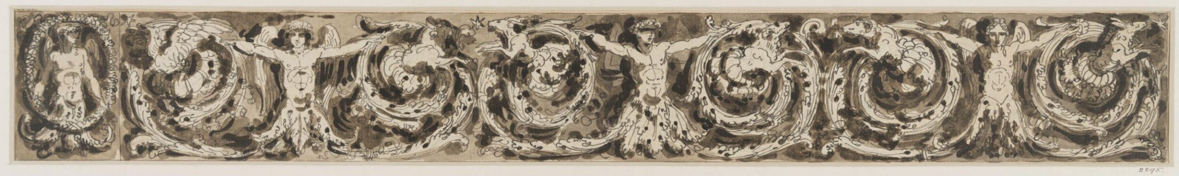 Design for a frieze, Felice Giani, late 18th century - early 19th century