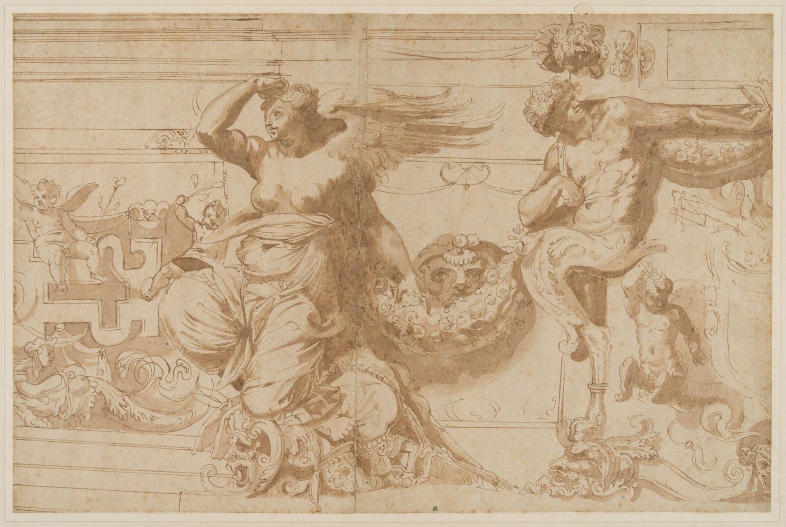 Design for a frieze, 16th century