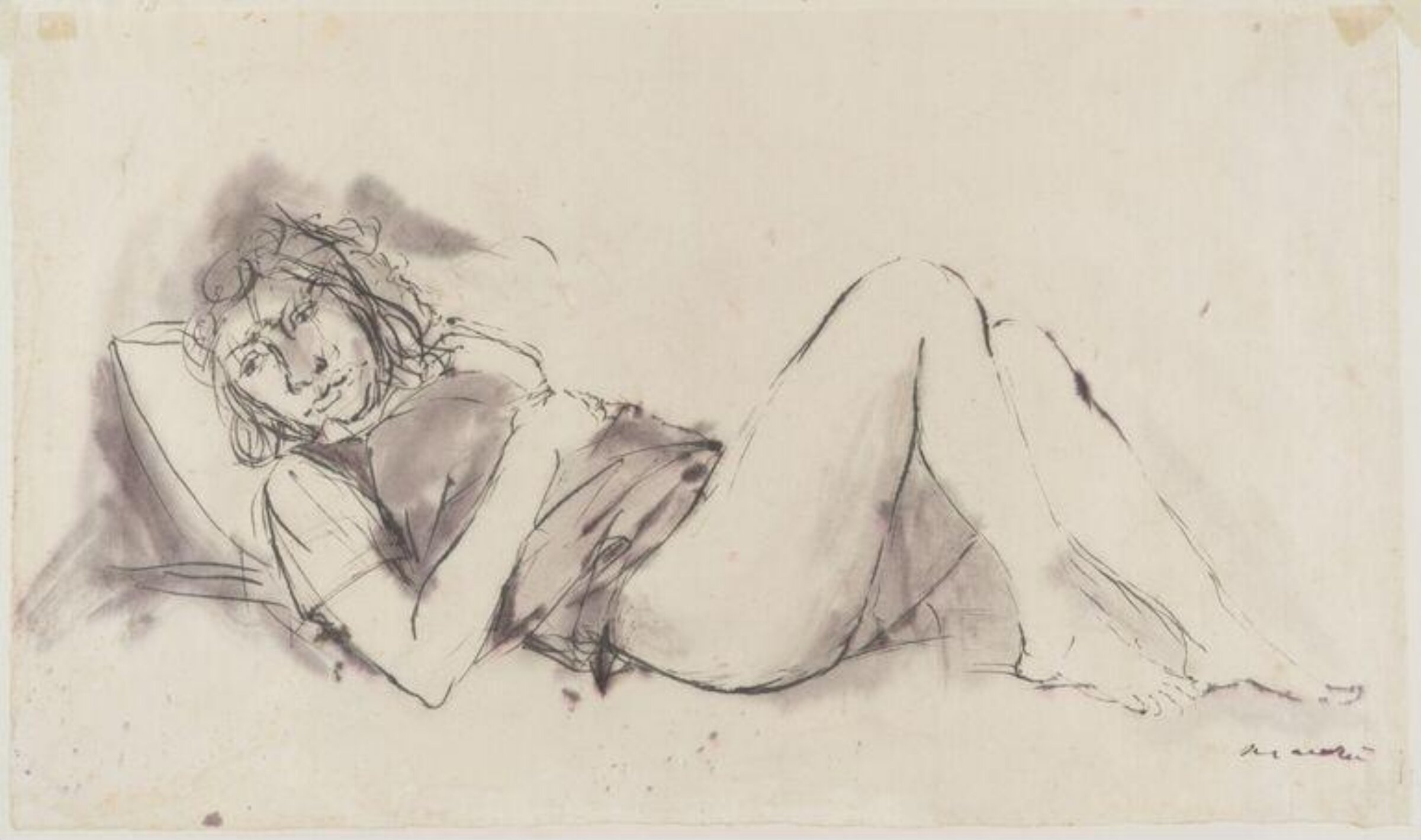 Reclining Nude, Giacomo Manzu, 1952